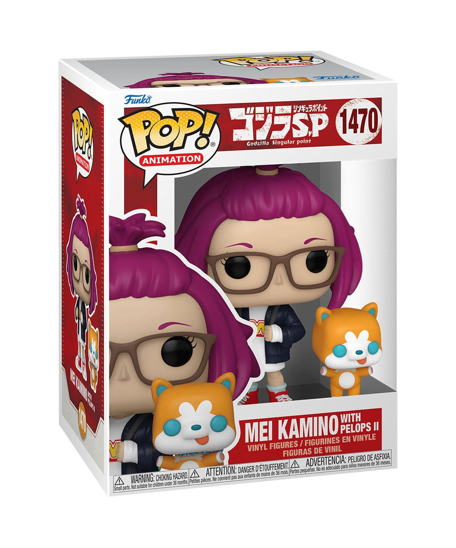 Godzilla Singular Point - Mei Kamino with Pelops II (1470) Funko POP! & Buddy Animation Vinyl Figure 9 cm