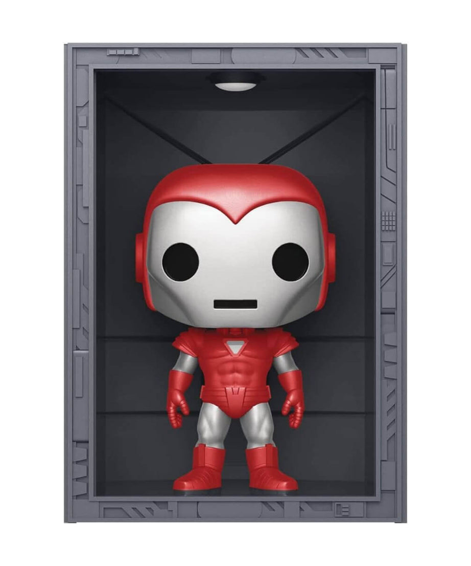 Hall of Armor: Iron Man Model 8 (Silver Centurion) (1038) PX Previews Exclusive Funko Pop! Deluxe Marvel Vinyl Figure 9 cm