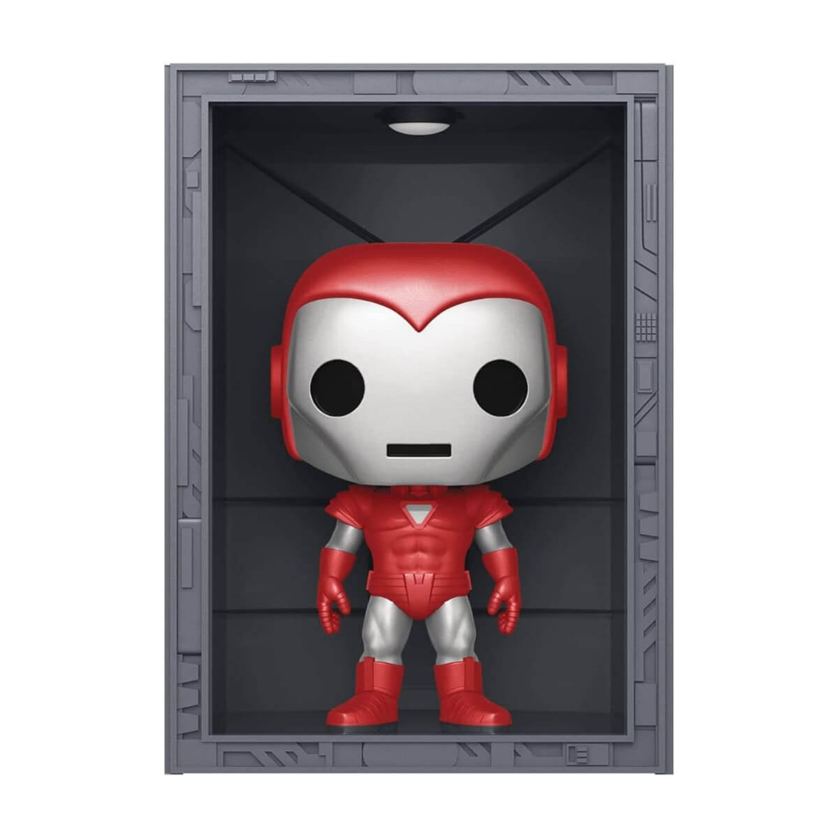 Hall of Armor: Iron Man Model 8 (Silver Centurion) (1038) PX Previews Exclusive Funko Pop! Deluxe Marvel Vinyl Figure 9 cm