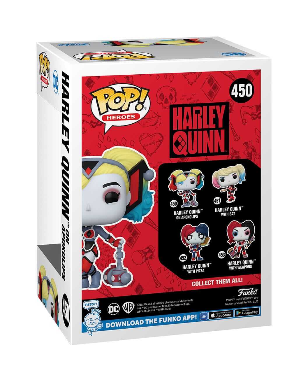 Harley Quinn - Harley Quinn on Apokolips (450) Funko Pop! Heroes Vinyl Figure 9 cm