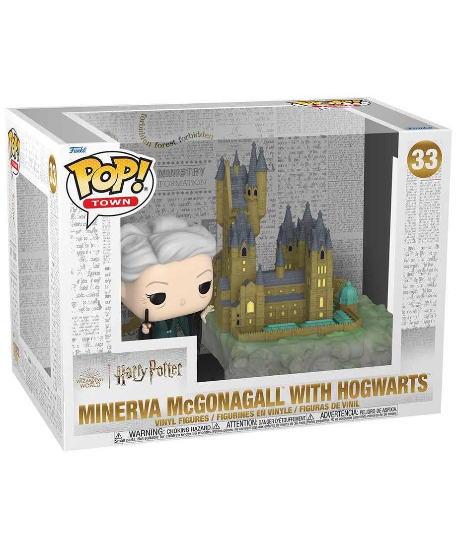 Harry Potter - Chamber of Secrets Anniversary - Minerva w/Hogwarts (33) Funko Pop! Town Vinyl Figure 9 cm