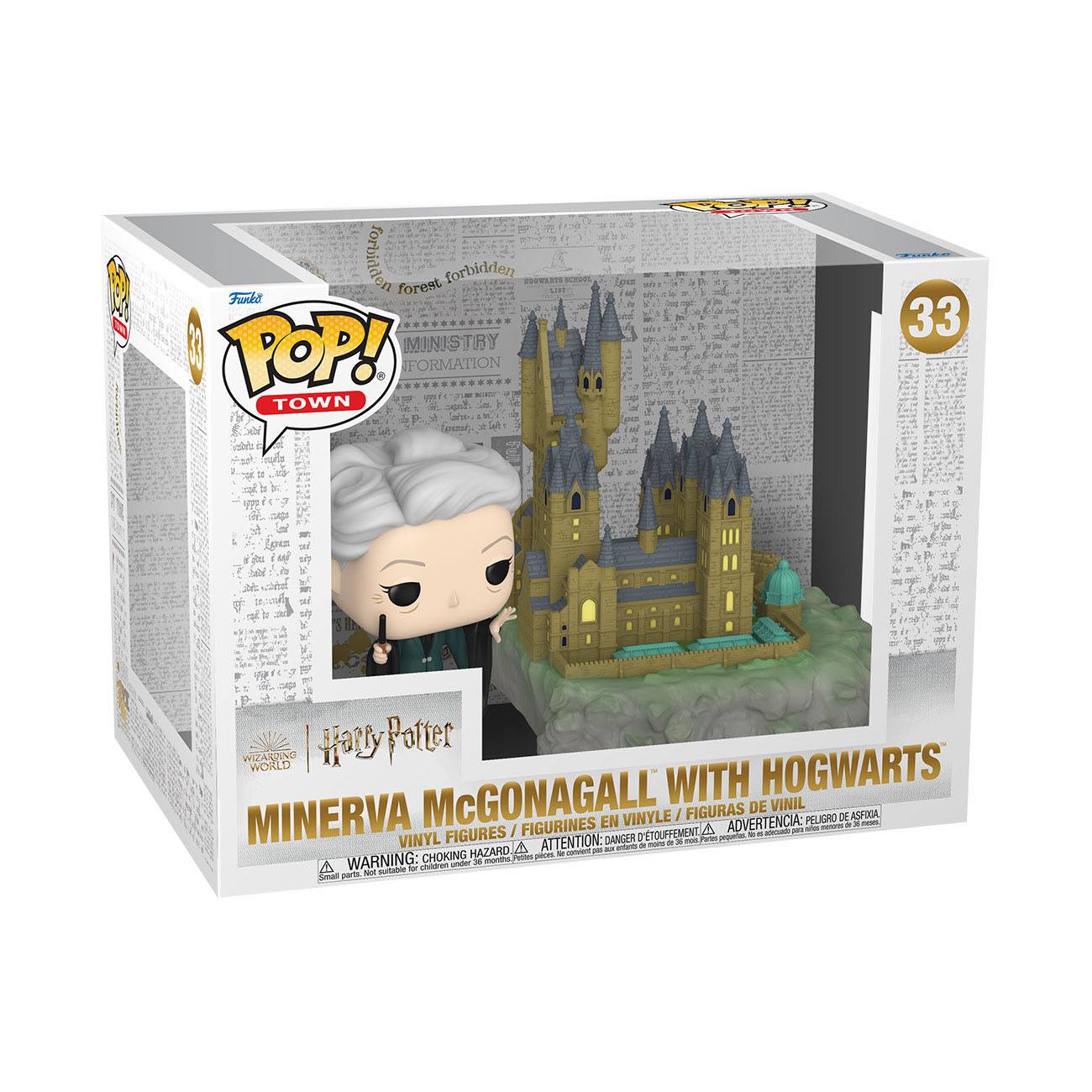 Harry Potter - Chamber of Secrets Anniversary - Minerva w/Hogwarts (33) Funko Pop! Town Vinyl Figure 9 cm