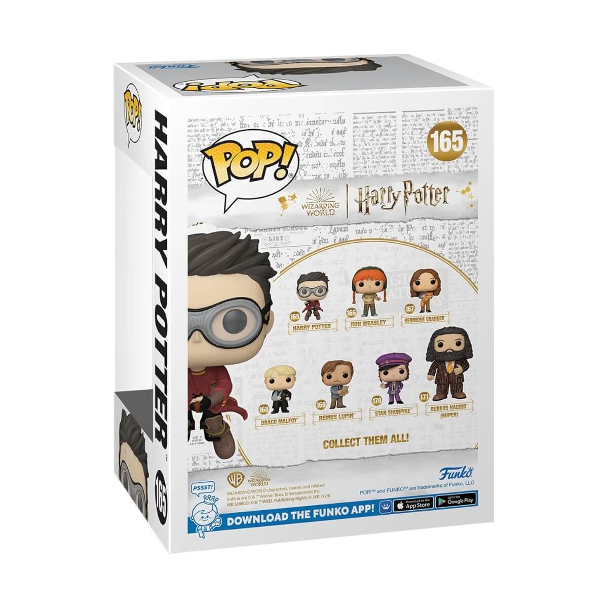 Harry Potter - Harry Potter with Broom (Quidditch) (165) Funko Pop! Vinyl Figure 9 cm