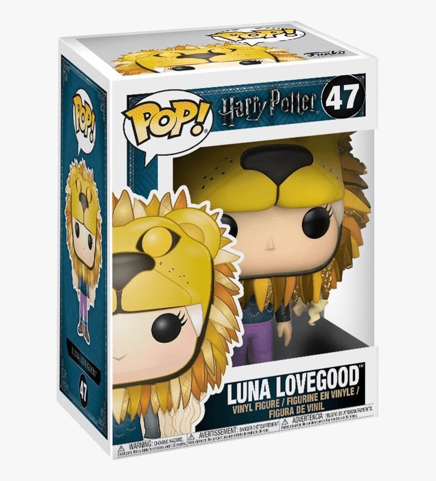 Harry Potter - Luna Lovegood with Lion Head (47) Funko Pop! Movies Vinyl Figure 9 cm