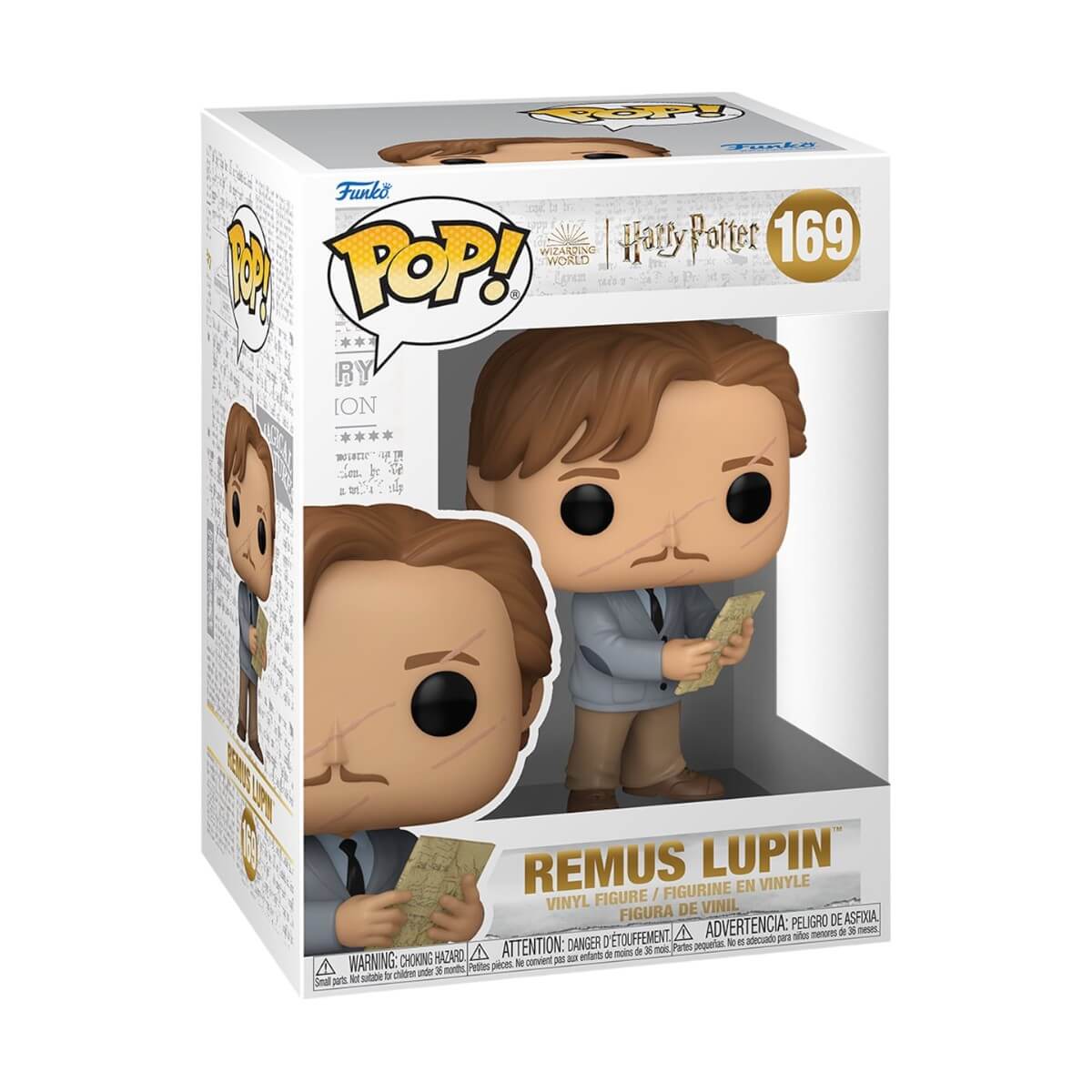 Harry Potter - Remus Lupin with Marauders Map (169) Funko Pop! Vinyl Figure 9 cm