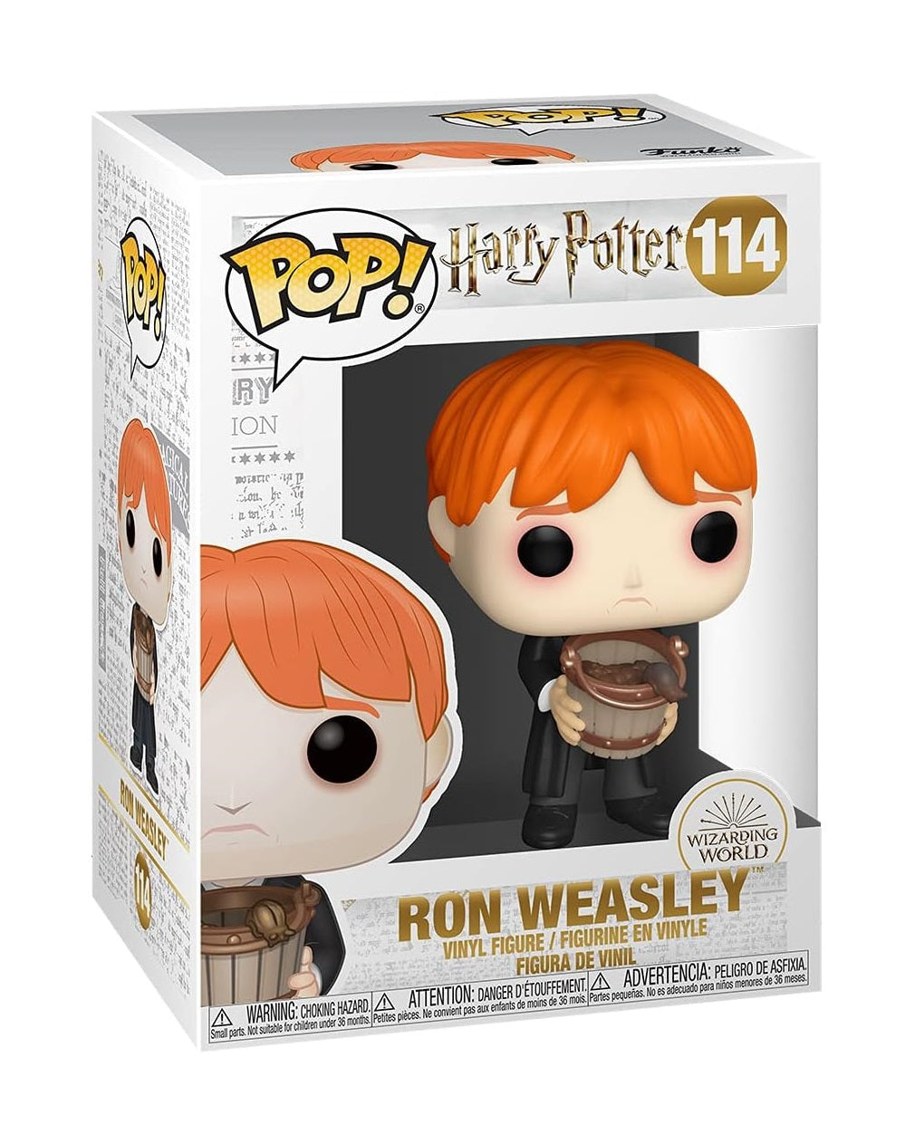 Harry Potter - Ron Weasley Puking Slugs with Bucket (114) Funko POP! Movies Vinyl Figure 9 cm