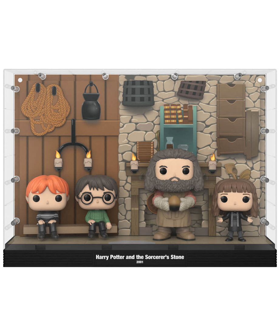 Harry Potter Moments - Hagrid's Hut (Ron/Harry/Hagrid/Hermione) (04) Funko Pop! Deluxe 4-pack Vinyl Figure 9 cm