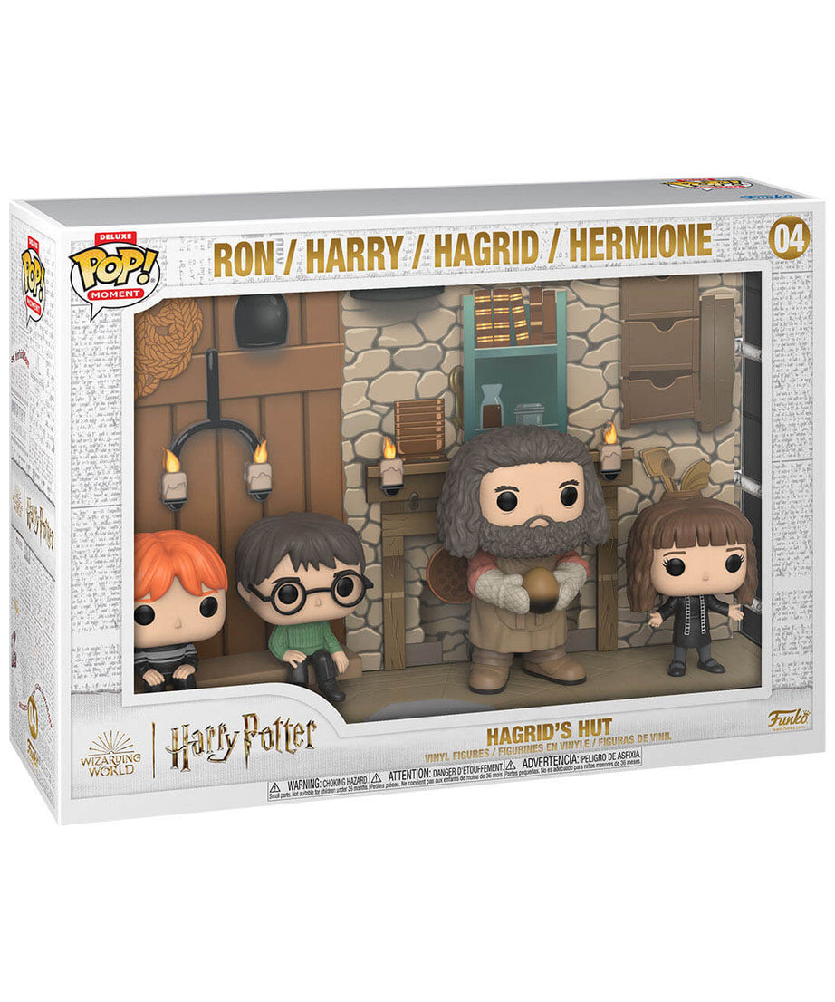 Harry Potter Moments - Hagrid's Hut (Ron/Harry/Hagrid/Hermione) (04) Funko Pop! Deluxe 4-pack Vinyl Figure 9 cm