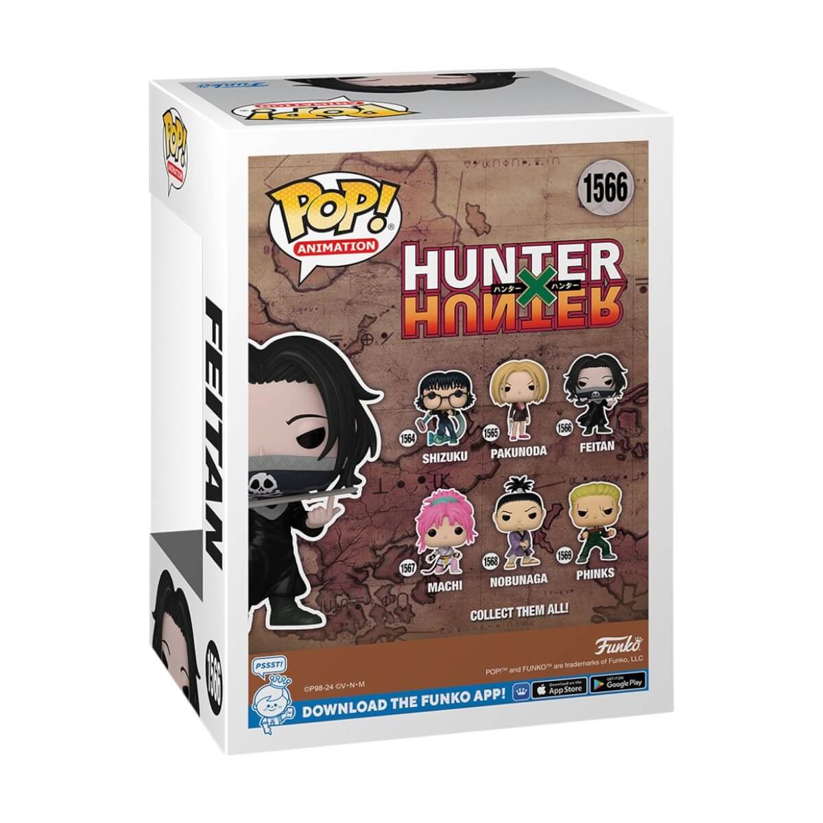 Hunter x Hunter - Feitan Portor (1566) Funko Pop! Animation Anime Vinyl Figure 9 cm