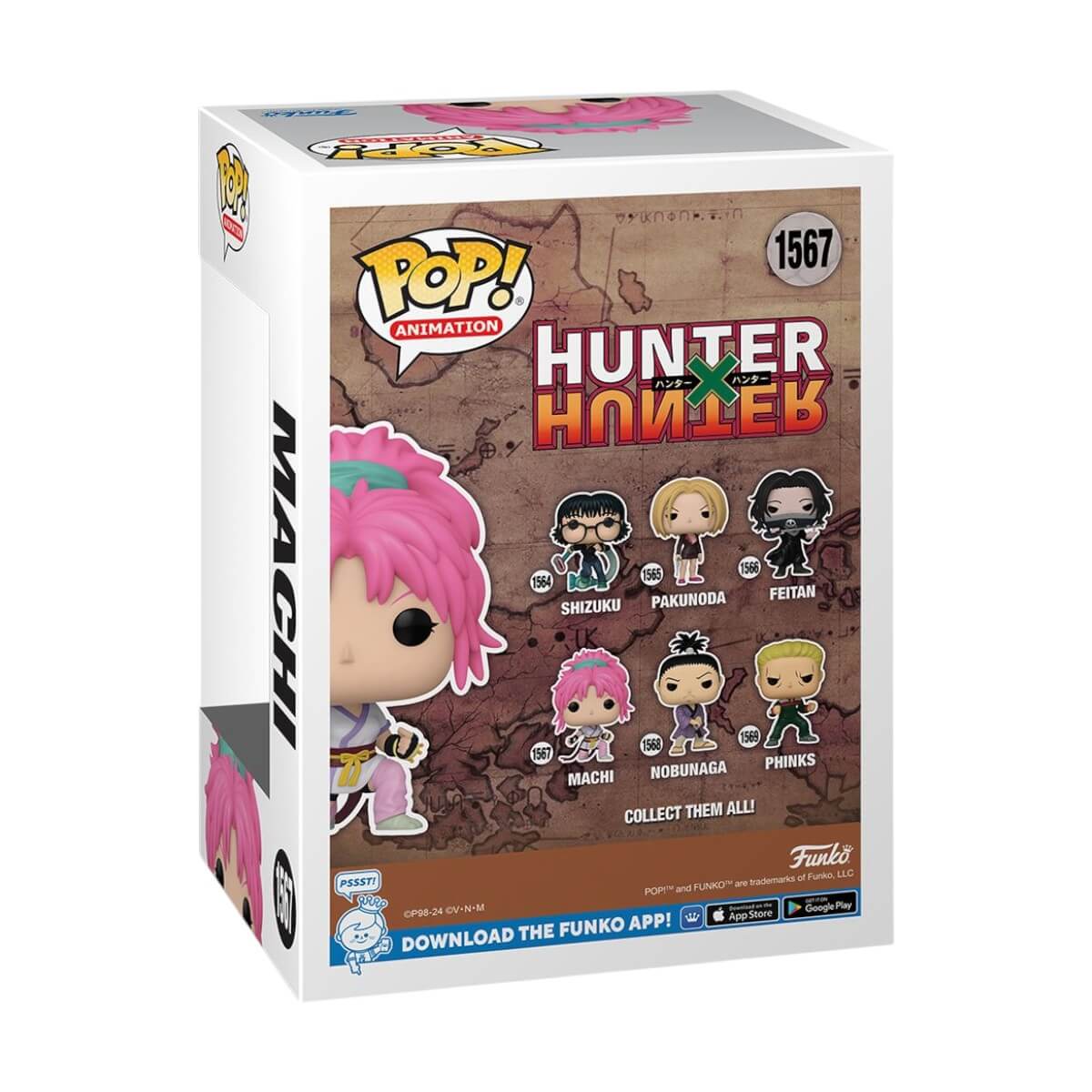 Hunter x Hunter - Machi Komacine (1567) Funko Pop! Animation Anime Vinyl Figure 9 cm