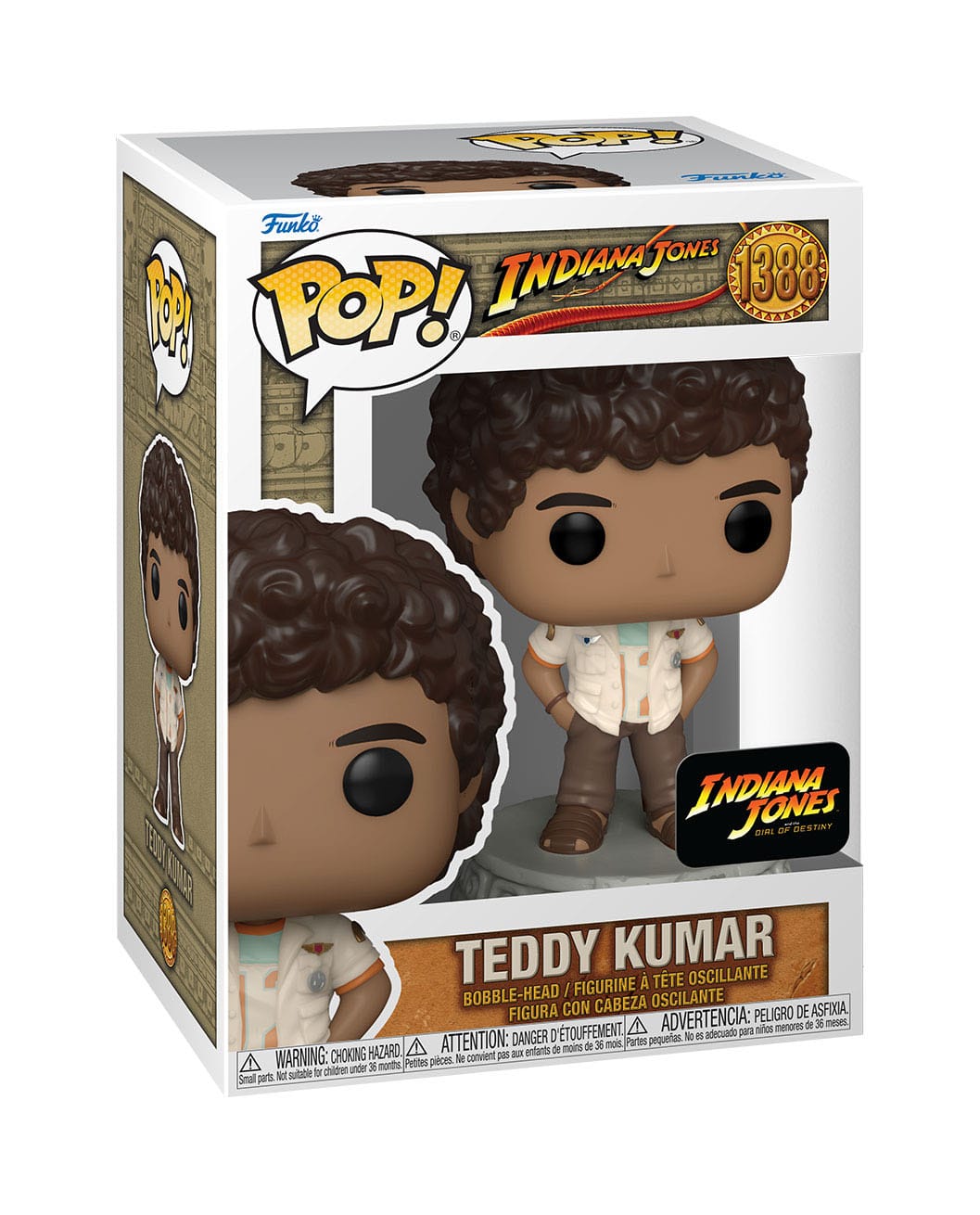 Indiana Jones 5 - Teddy Kumar (1388) Funko Pop! Movies Vinyl Figure 9 cm