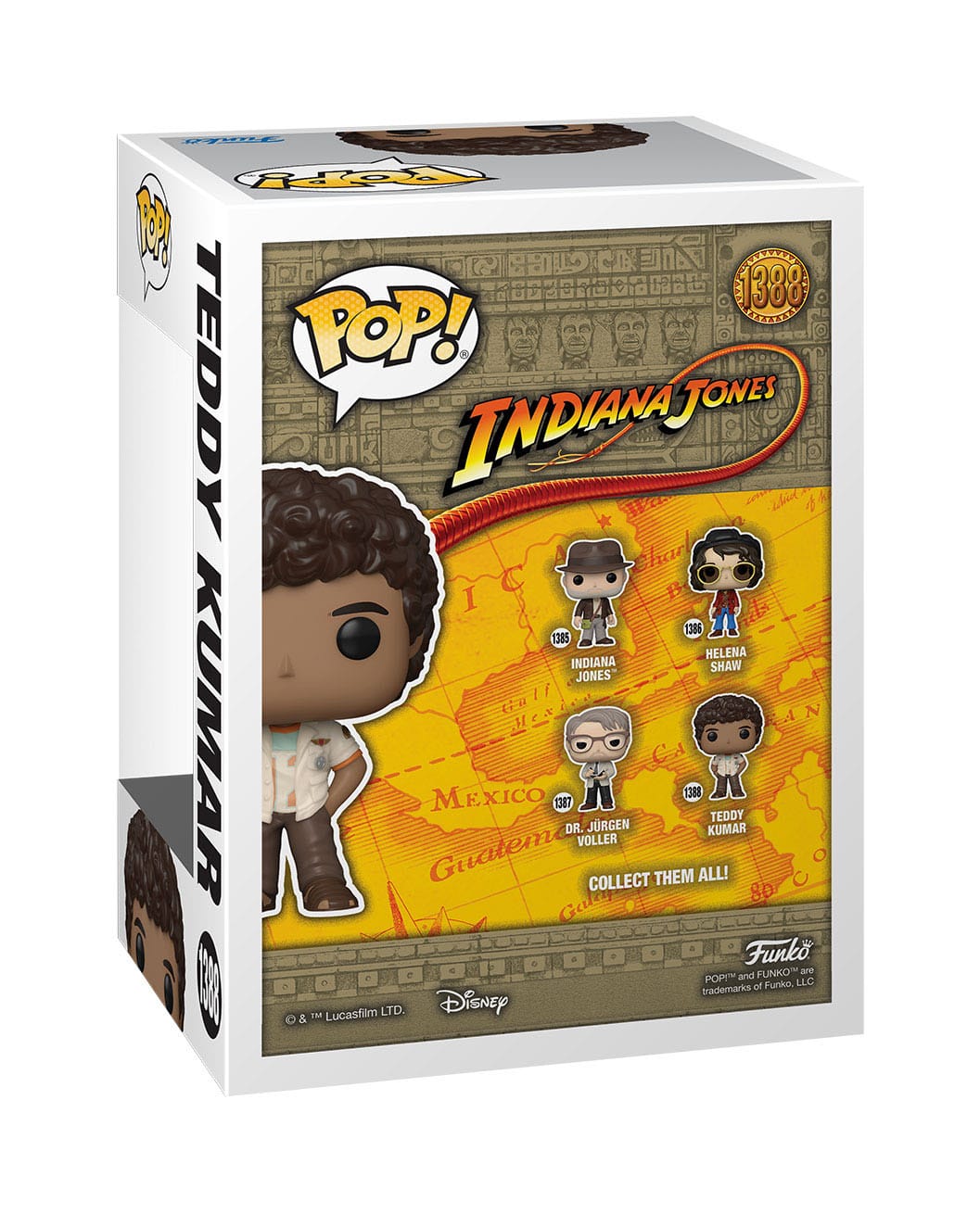 Indiana Jones 5 - Teddy Kumar (1388) Funko Pop! Movies Vinyl Figure 9 cm