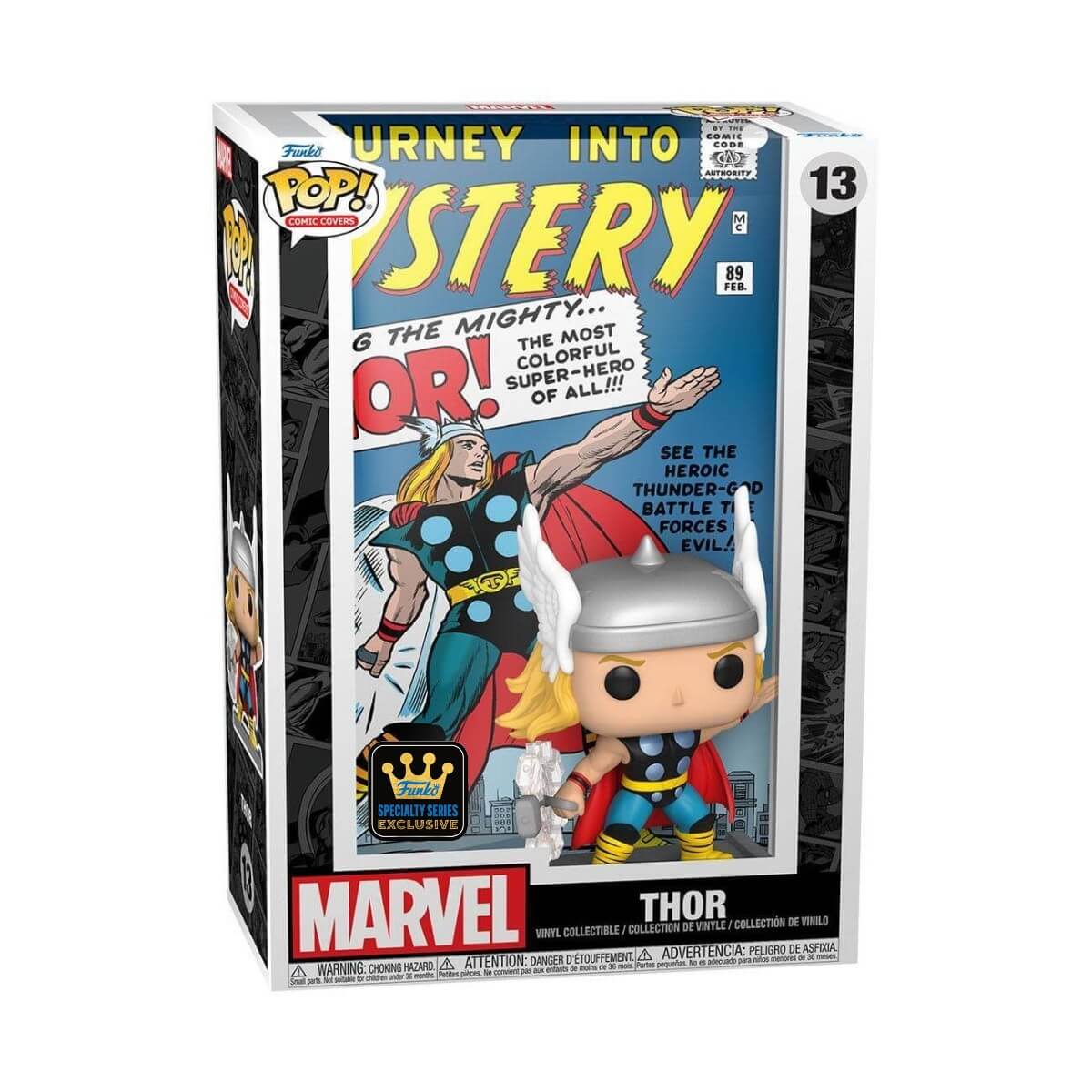 Journey into Mistery #83 - Thor (13) Funko Pop! Comic Covers Specialty Series Marvel Vinyl Figure 9 cm