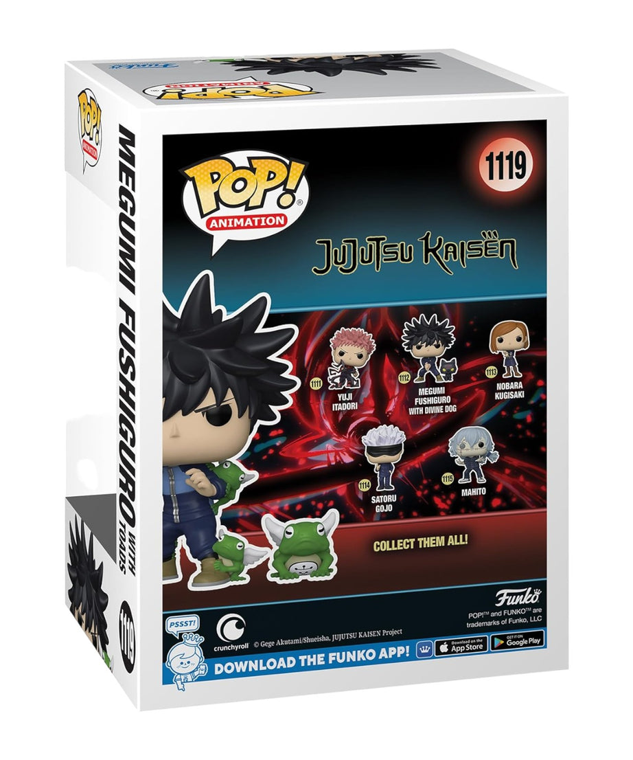 Jujutsu Kaisen - Megumi Fushiguro with Toads (1119) Special Edition Funko Pop! Animation Anime Vinyl Figure 9 cm