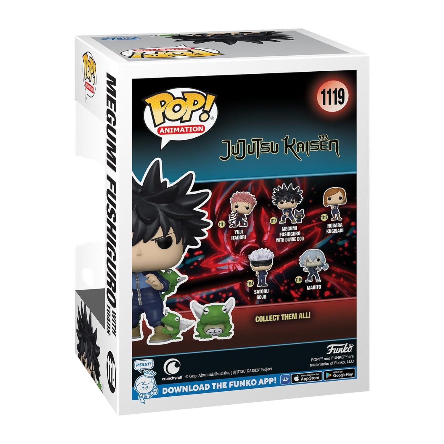 Jujutsu Kaisen - Megumi Fushiguro with Toads (1119) Special Edition Funko Pop! Animation Anime Vinyl Figure 9 cm