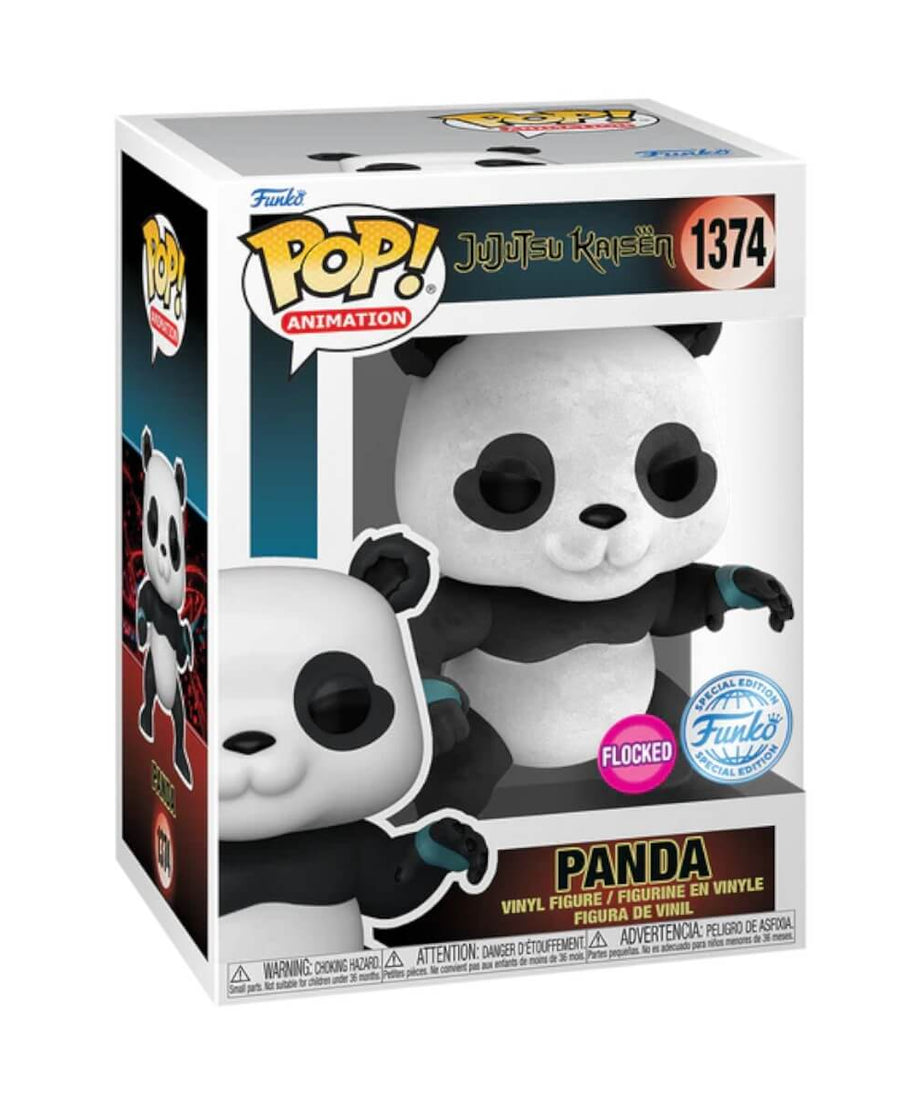 Jujutsu Kaisen - Panda (FLOCKED) (1374) Funko Pop! Animation Anime Vinyl Figure 9 cm