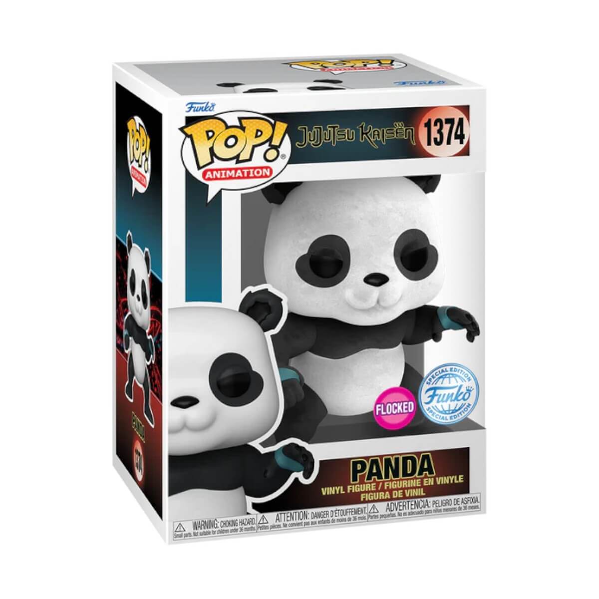 Jujutsu Kaisen - Panda (FLOCKED) (1374) Funko Pop! Animation Anime Vinyl Figure 9 cm