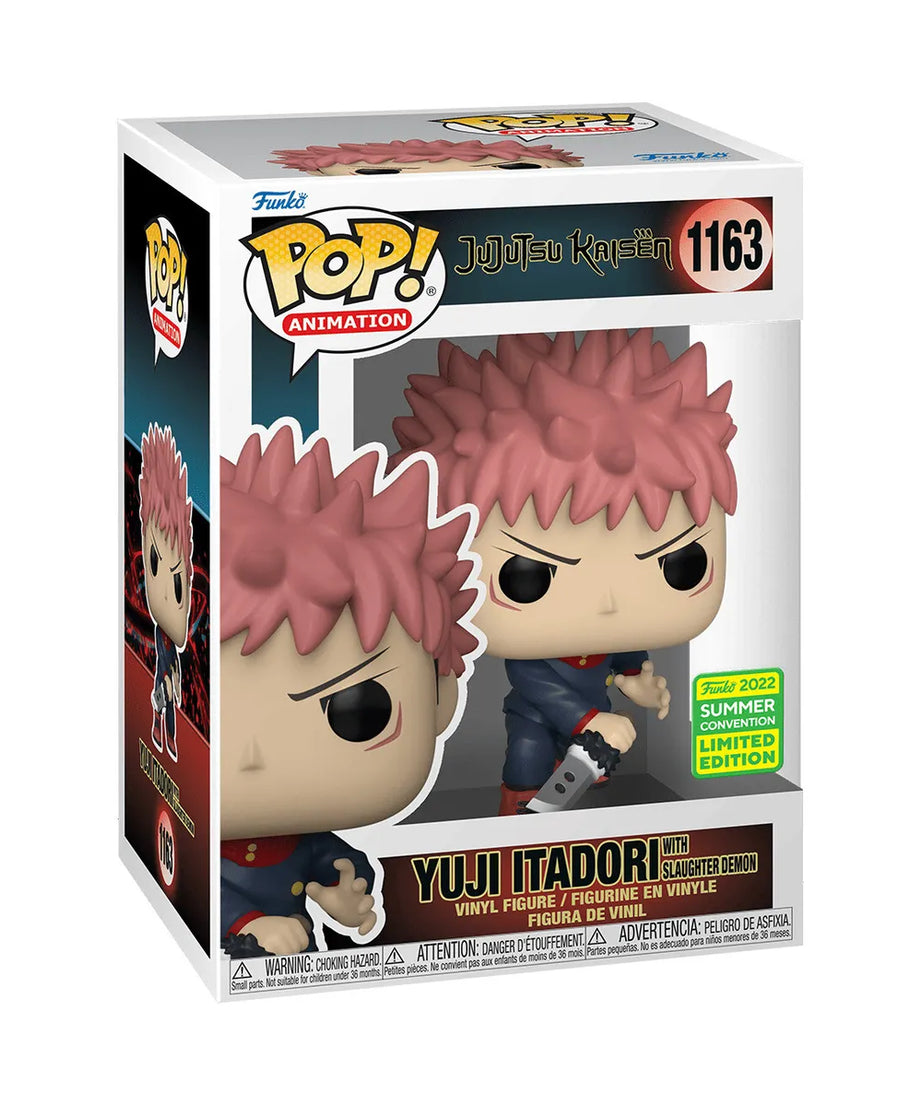 Jujutsu Kaisen - Yuji Itadori with Slaughter Demon (1163) Summer Conv. Limited Edition Funko Pop! Animation Anime Figure 9 cm
