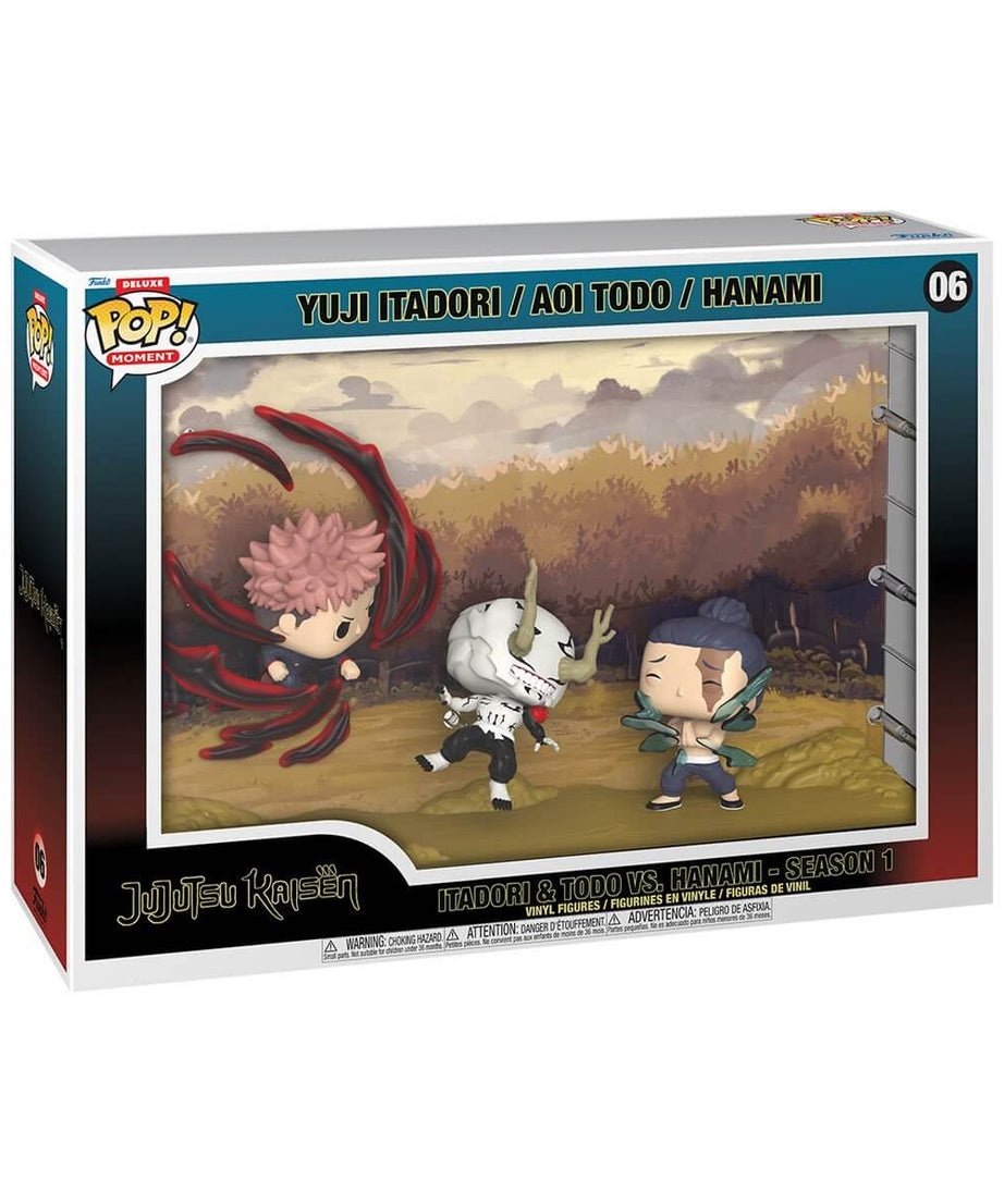 Jujutsu Kaisen Moments - Yuji Itadori & Aoi Todo vs. Hanami (06) Funko Pop! Anime Vinyl Figure 9 cm