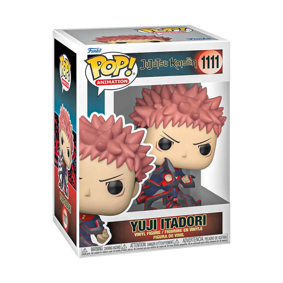 Jujutsu Kaisen - Yuji Itadori (1111) Funko Pop! Animation Anime Vinyl Figure 11 cm