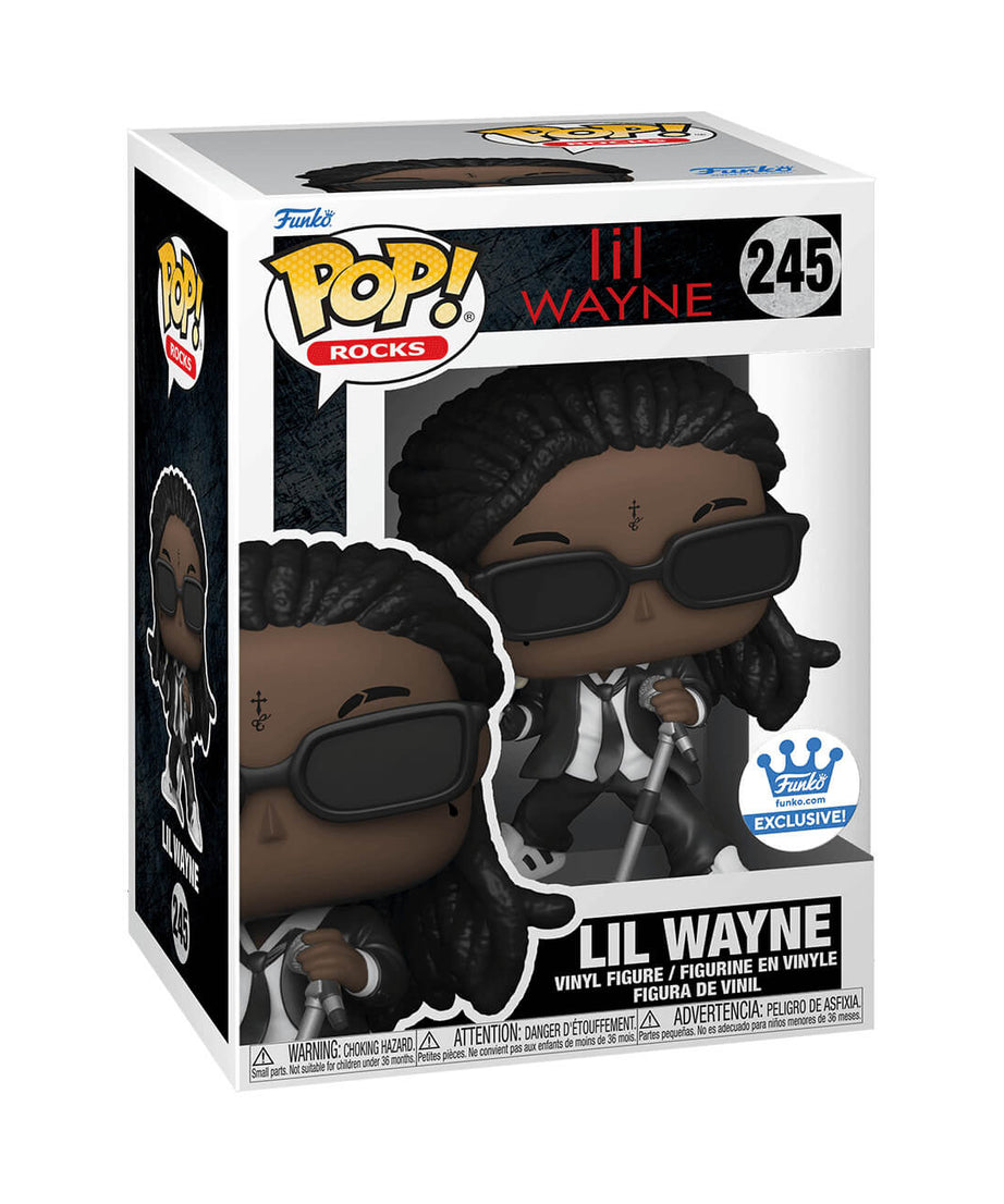 Lil Wayne - Lil Wayne with Lollipop (245) Exclusive Funko Pop! Rocks Rap Music Vinyl Figure 9 cm
