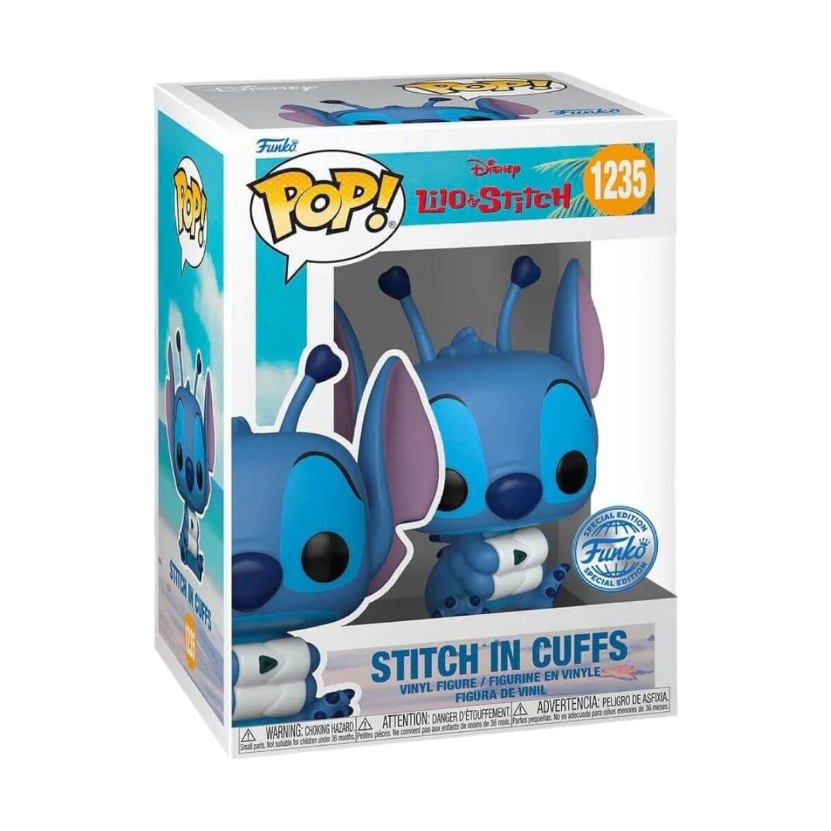 Lilo & Stitch - Stitch in cuffs (1235) Special Edition Funko Pop! Disney Vinyl Figure 9 cm