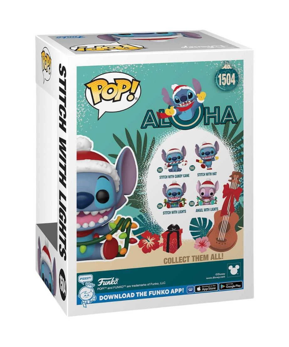 Lilo & Stitch - Stitch with Lights (1504) Funko Pop! Disney Christmas Holiday Vinyl Figure 9 cm