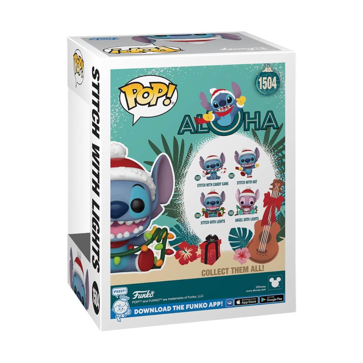 Lilo & Stitch - Stitch with Lights (1504) Funko Pop! Disney Christmas Holiday Vinyl Figure 9 cm