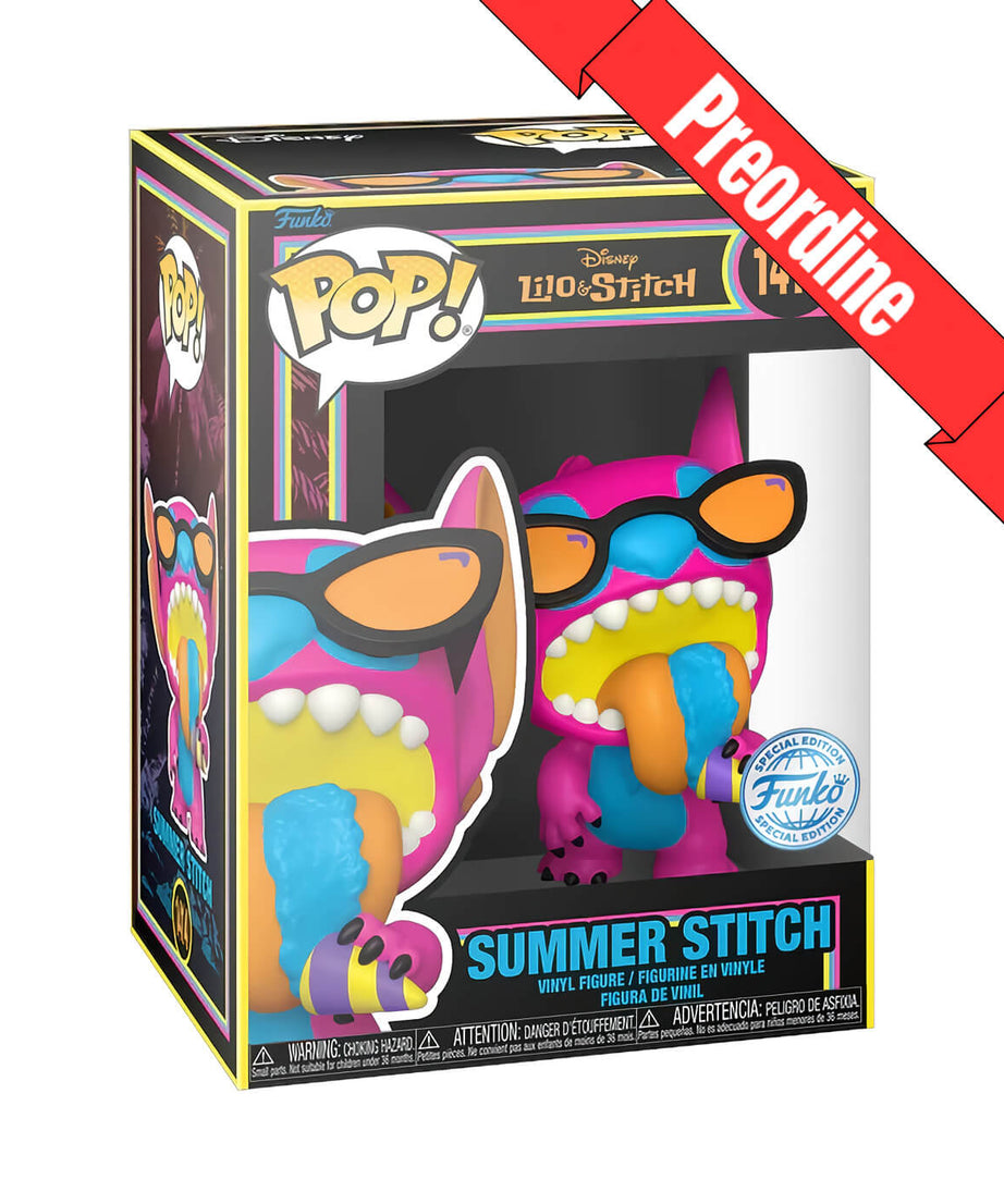 Lilo & Stitch - Summer Stitch (Blacklight) (1414) Special Edition Funko Pop! Disney Vinyl Figure 9 cm