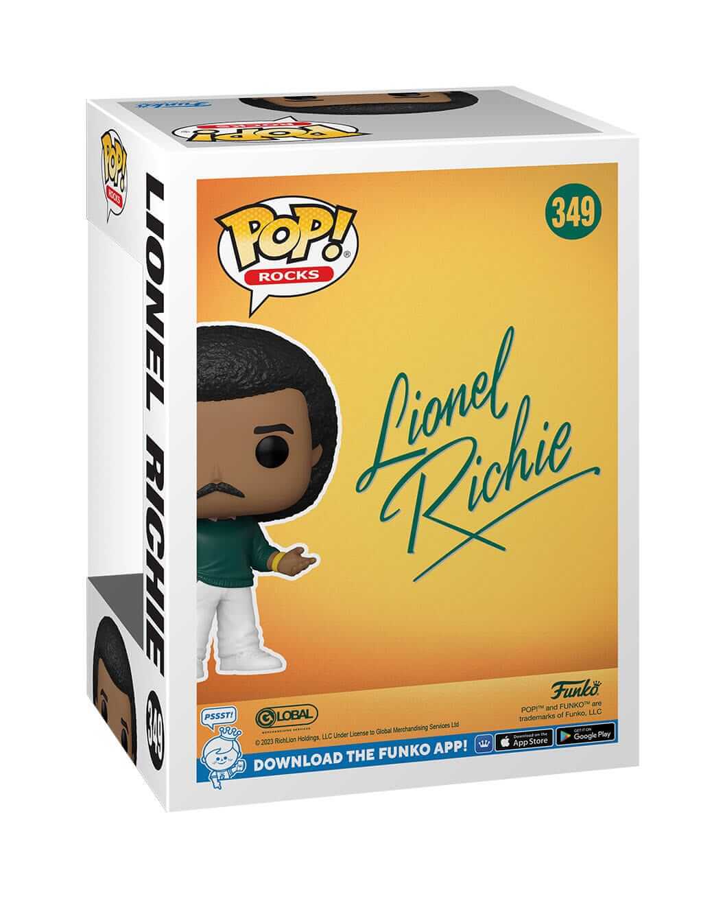 Lionel Richie (349) Funko Pop! Rocks Music Vinyl Figure 9 cm