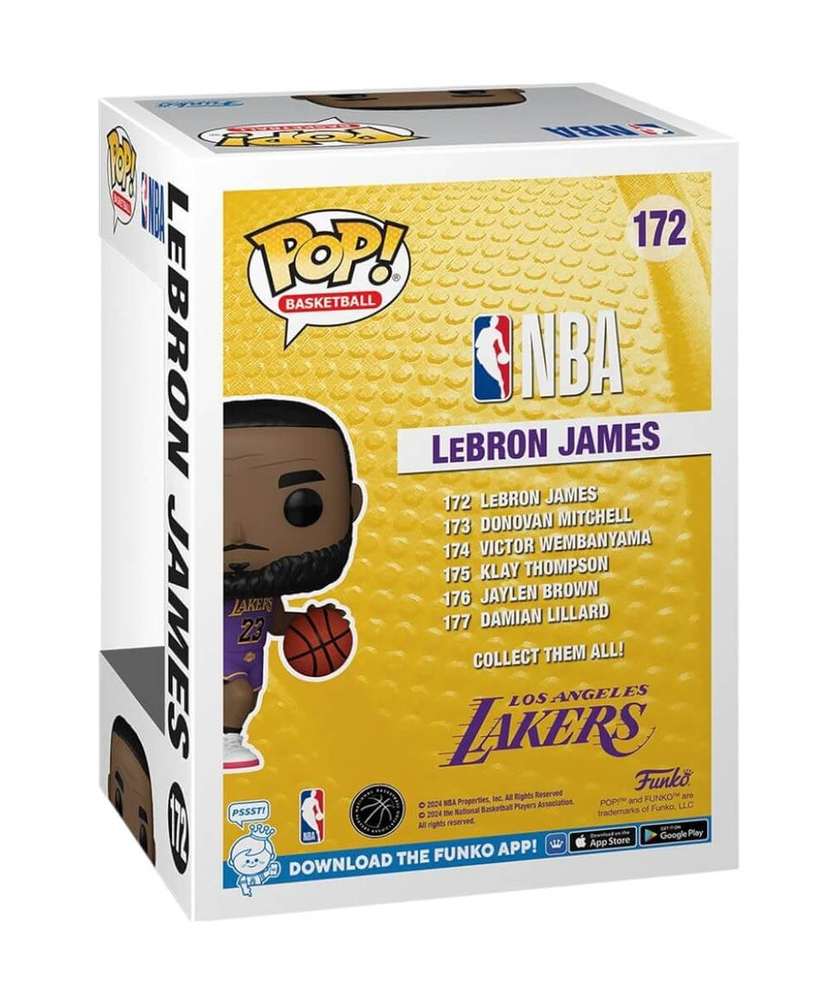 Los Angeles Lakers - LeBron James (172) Funko Pop! Basketball NBA Legends Vinyl Figure 9 cm