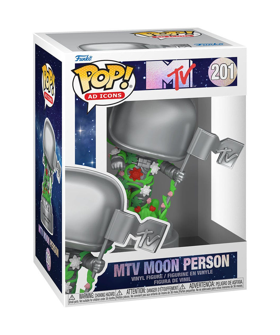MTV 40th - MTV Moon Person (201) Funko POP! Ad Icons Vinyl Figure 9 cm