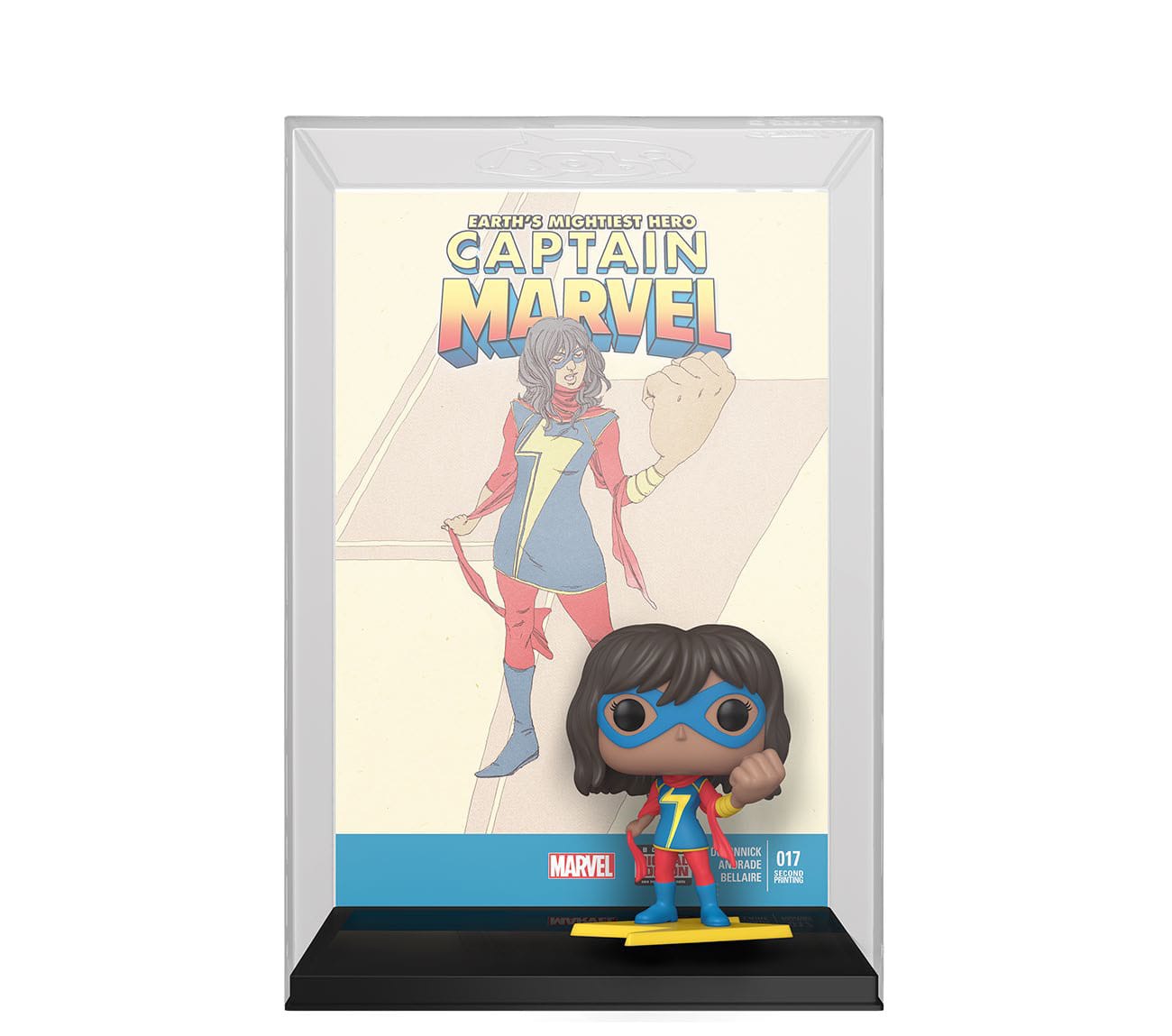 Marvel - Captain Marvel (17) Special Edition Funko Pop! Comic Covers Kamala Khan Vinyl Figure 9 cm