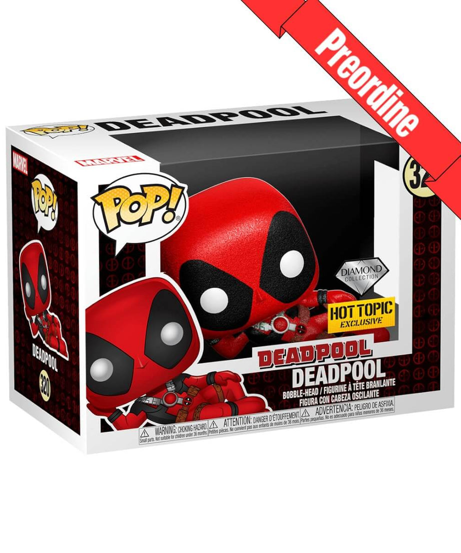 Marvel - Lazy Deadpool (DIAMOND GLITTER) (320) Funko Pop! Parody Vinyl Figure 9 cm