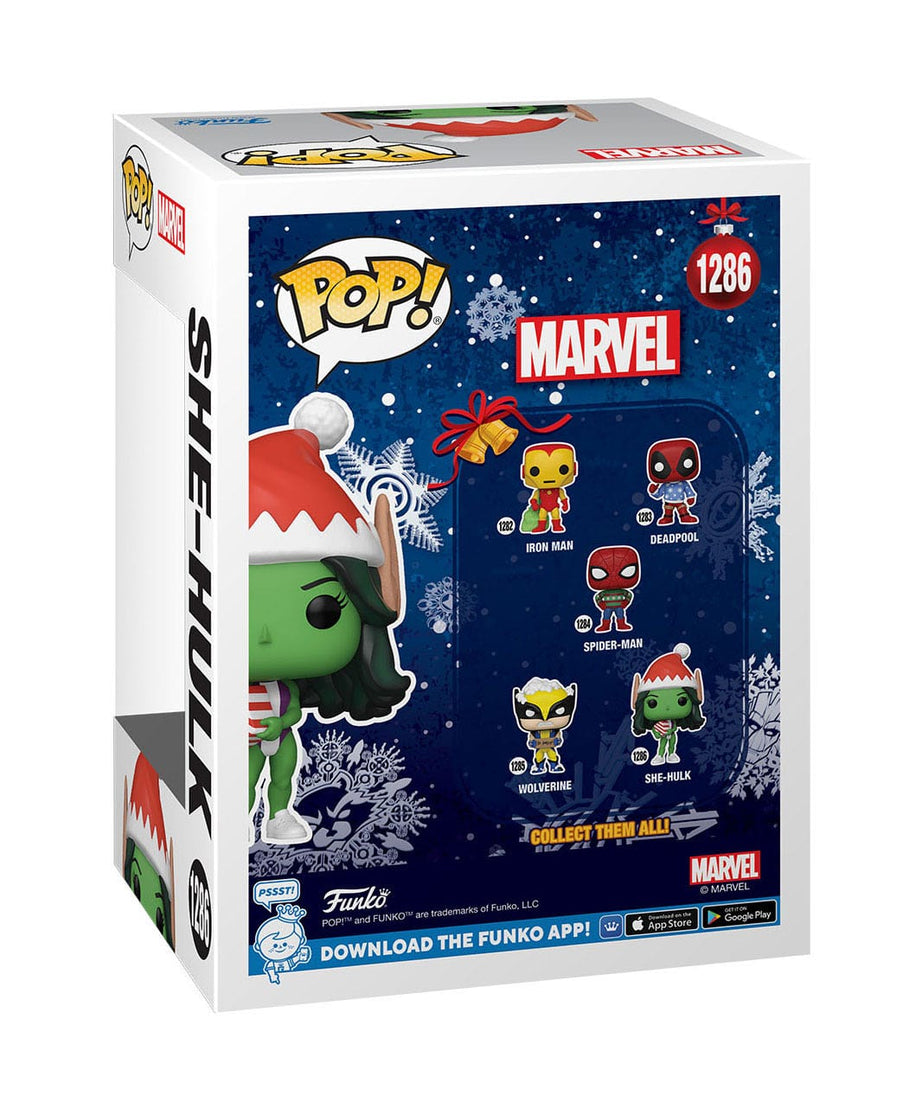 Marvel - She-Hulk (1286) Funko Pop! Christmas Holiday Vinyl Figure 9 cm