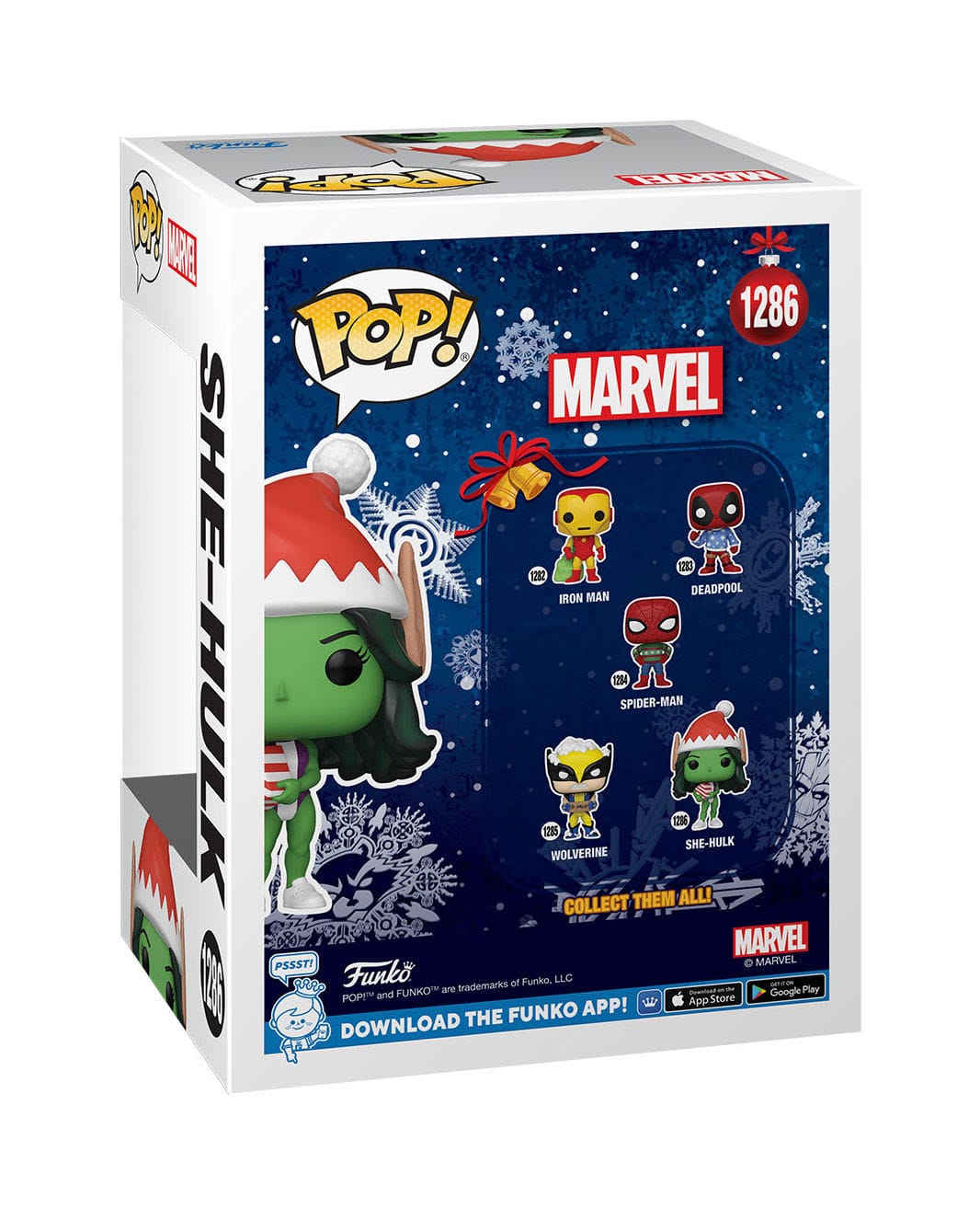 Marvel - She-Hulk (1286) Funko Pop! Christmas Holiday Vinyl Figure 9 cm