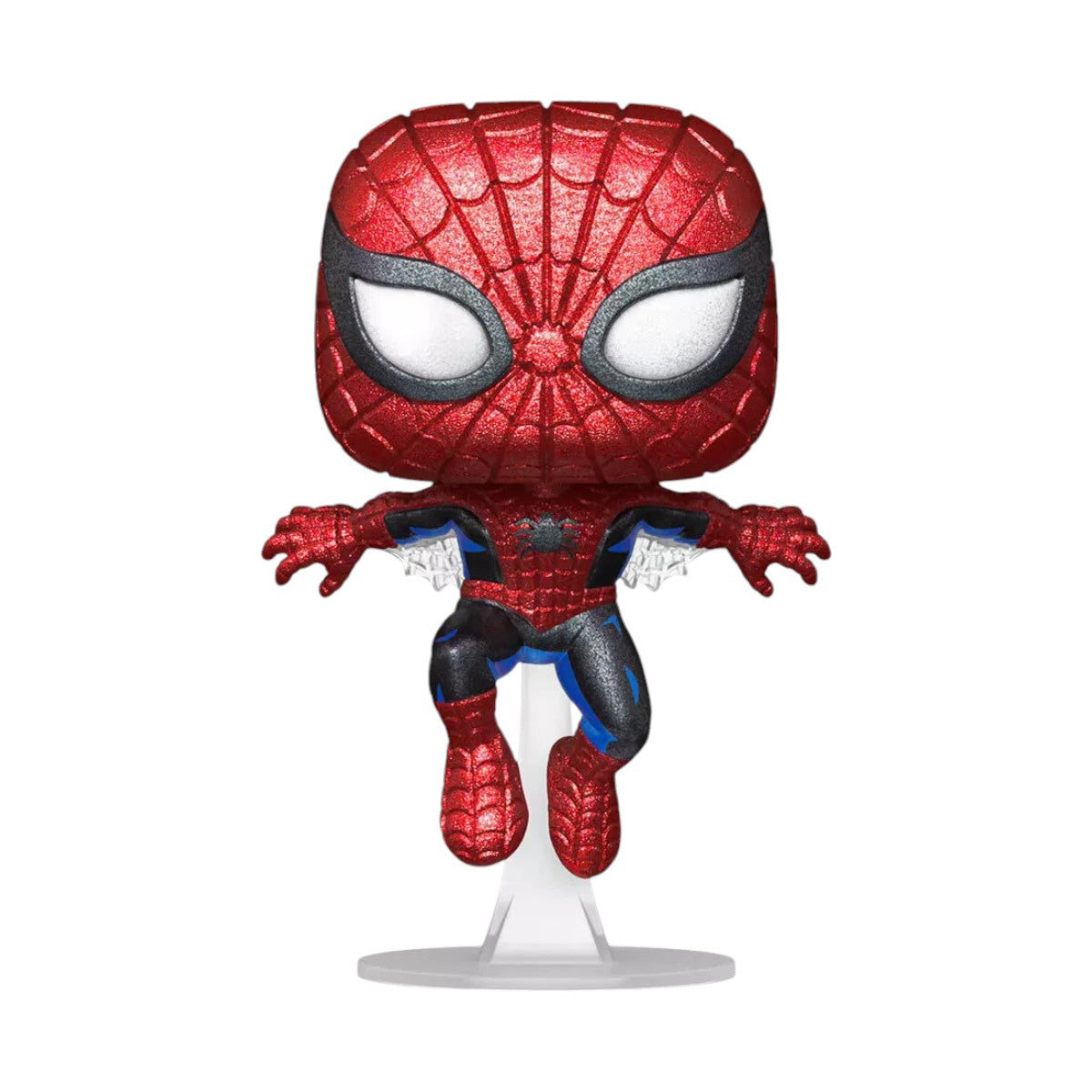 Marvel - Spider-Man (DIAMOND GLITTER) (593) 80th Anniversary Funko Pop! Vinyl Figure 9 cm