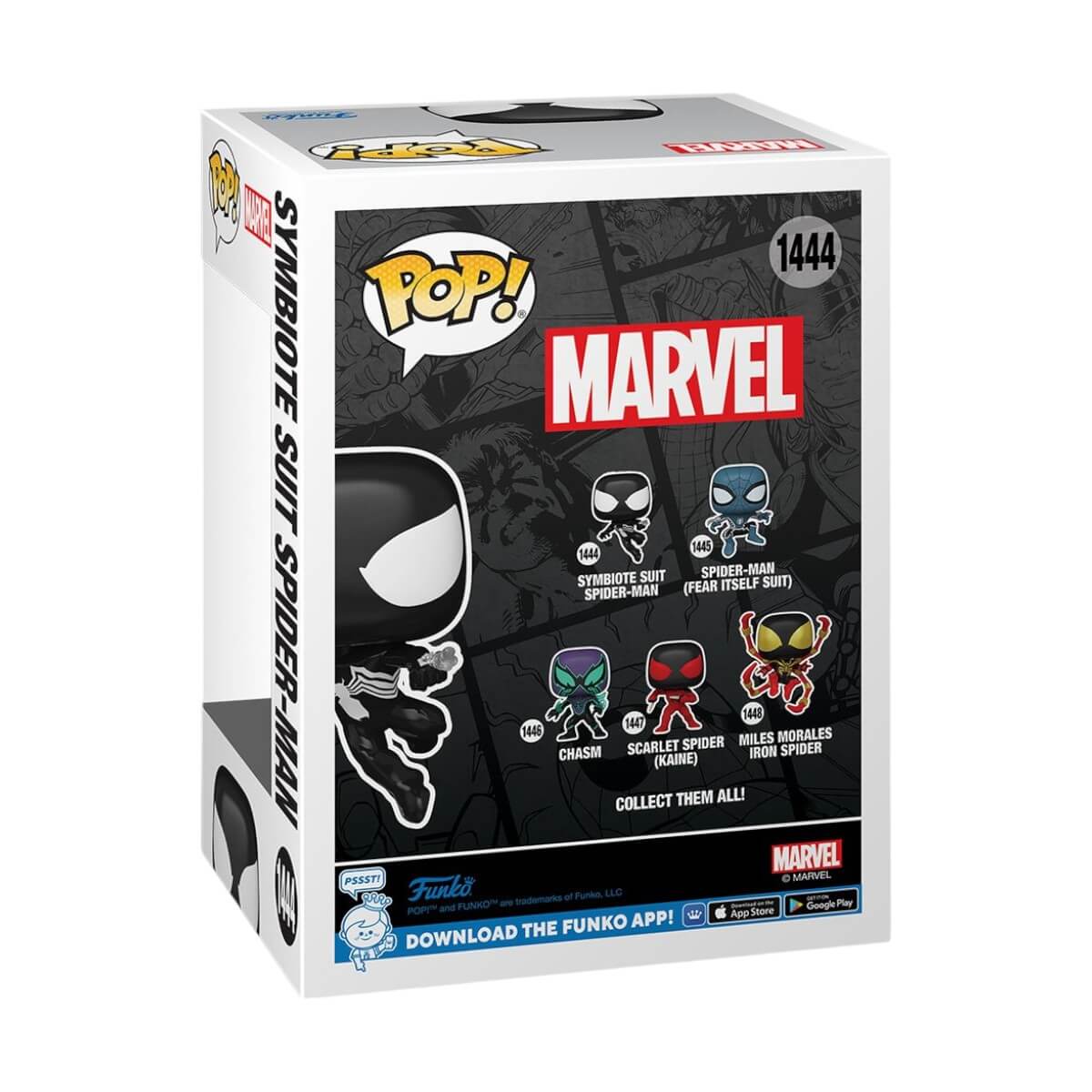 Marvel - Spider-Man Symbiote Suit (1444) Funko Pop! Bobble Head Vinyl Figure 10 cm