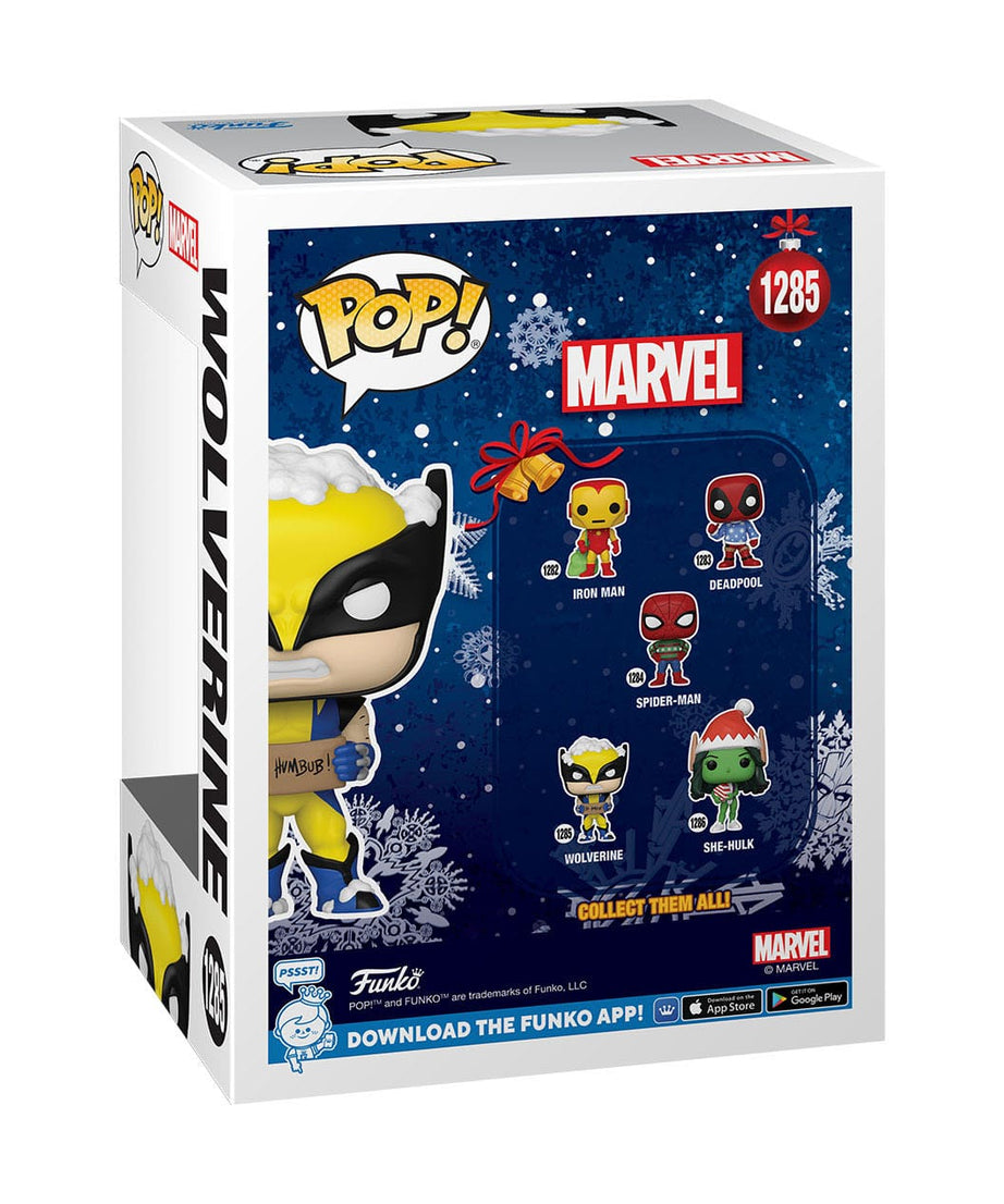 Marvel - Wolverine with Sign (1285) Holiday Funko POP! Vinyl Figure 9 cm