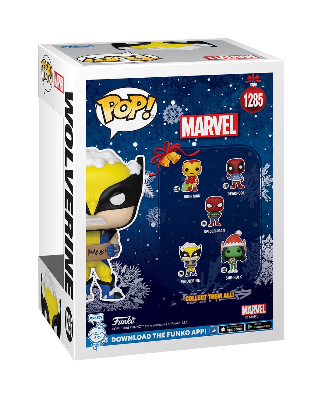 Marvel - Wolverine with Sign (1285) Holiday Funko POP! Vinyl Figure 9 cm