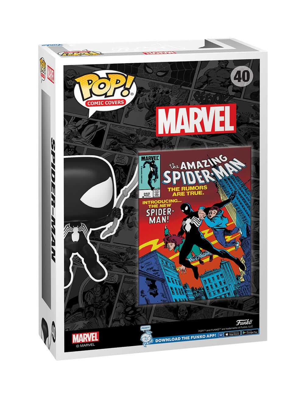 Marvel Amazing Spider-Man #252 - Spider-Man (40) Funko Pop! Comic Covers Vinyl Figure 9 cm