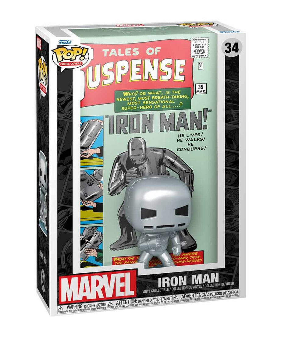 Marvel Tales of Suspense #39 - Iron Man (34) Funko Pop! Comic Covers Vinyl Figure 9 cm