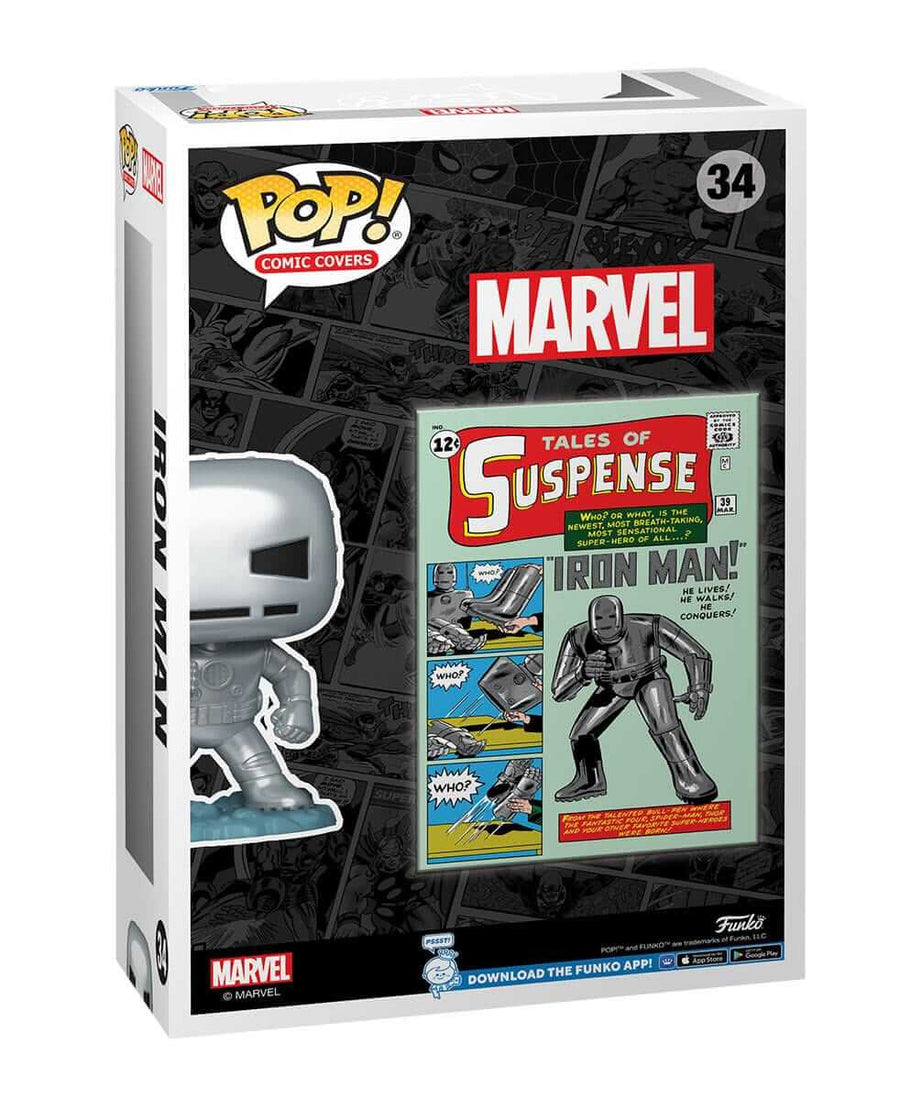 Marvel Tales of Suspense #39 - Iron Man (34) Funko Pop! Comic Covers Vinyl Figure 9 cm