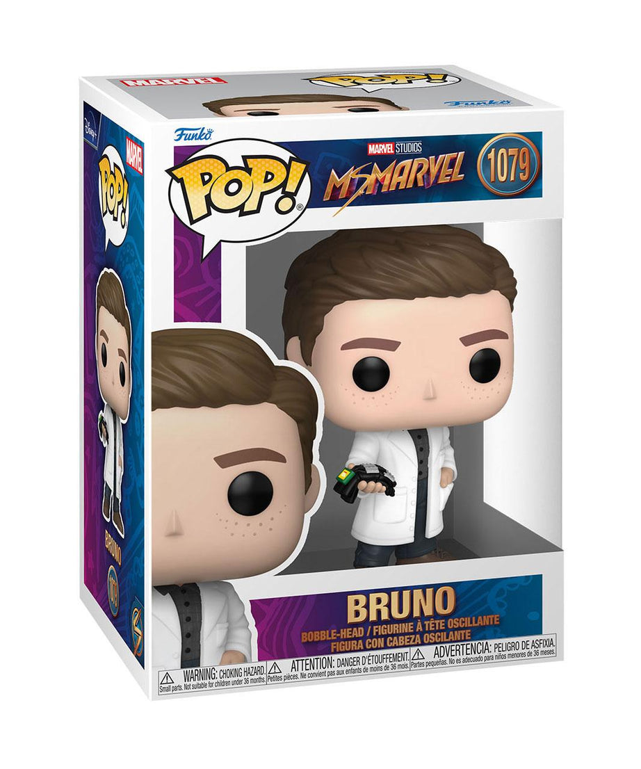 Ms. Marvel - Bruno (1079) Funko Pop! TV Bruno Carrelli Vinyl Figure 9 cm