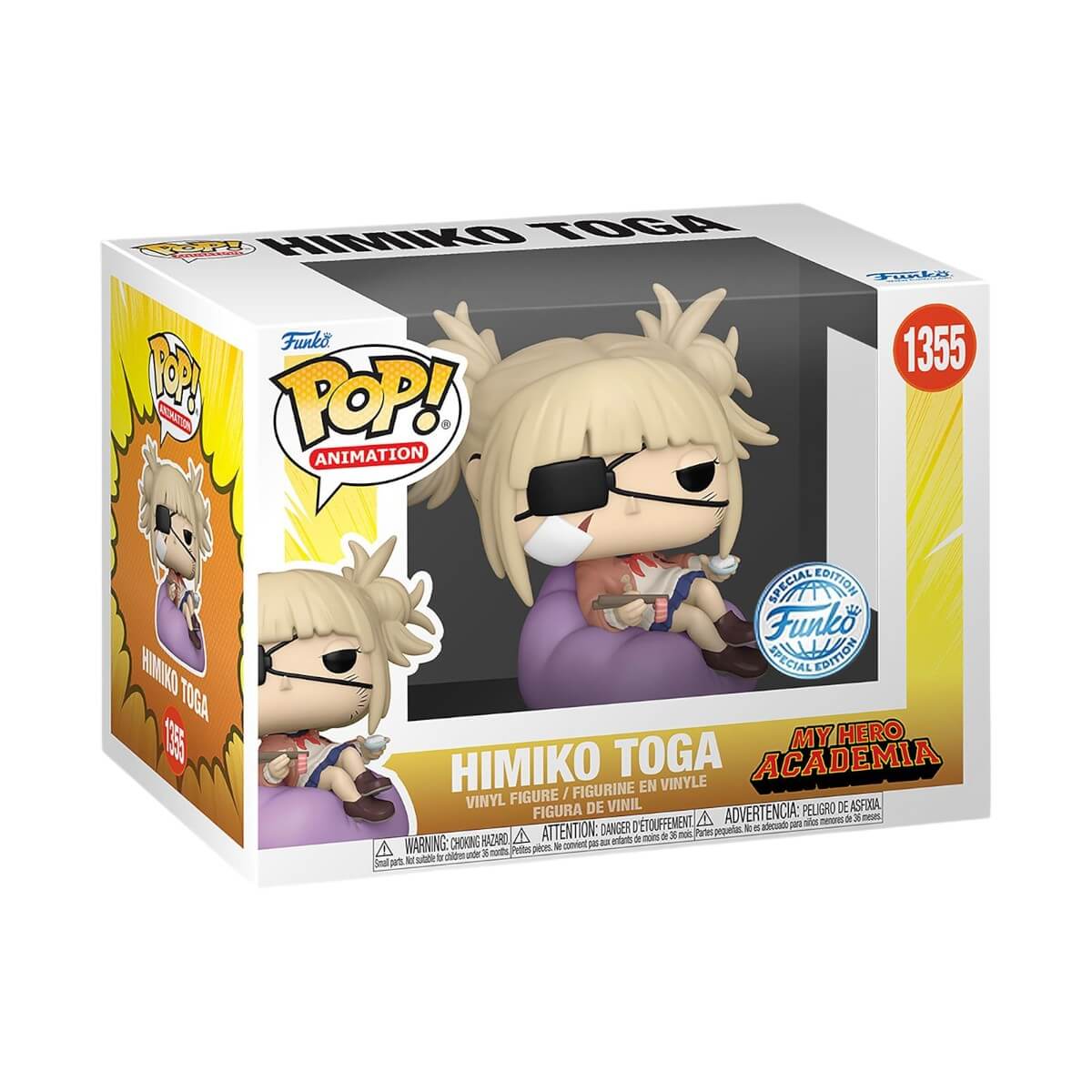 My Hero Academia - Himiko Toga with Sushi (1355) Exclusive Funko Pop! Animation Anime Vinyl Figure 9 cm