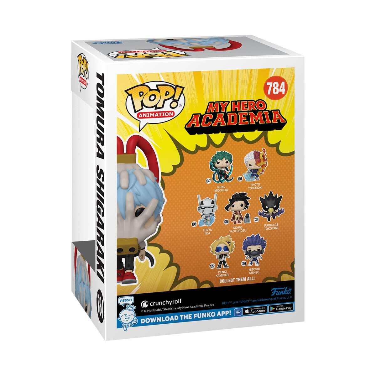 My Hero Academia - Tomura Shigaraki (Metallic) ONLY IN POP! & TEE (784) Funko Pop! Animation Anime Vinyl Figure 14 cm