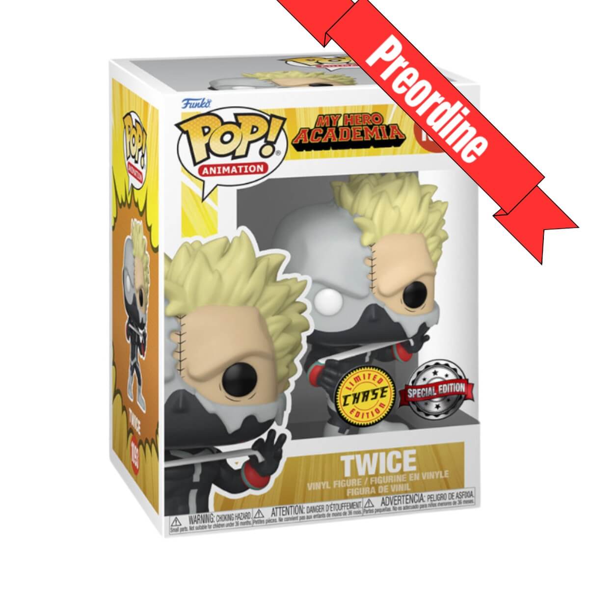 My Hero Academia - Twice (CHASE) (1093) Special Edition Funko Pop! Animation Anime Jin Bubaigawara Vinyl Figure 9 cm