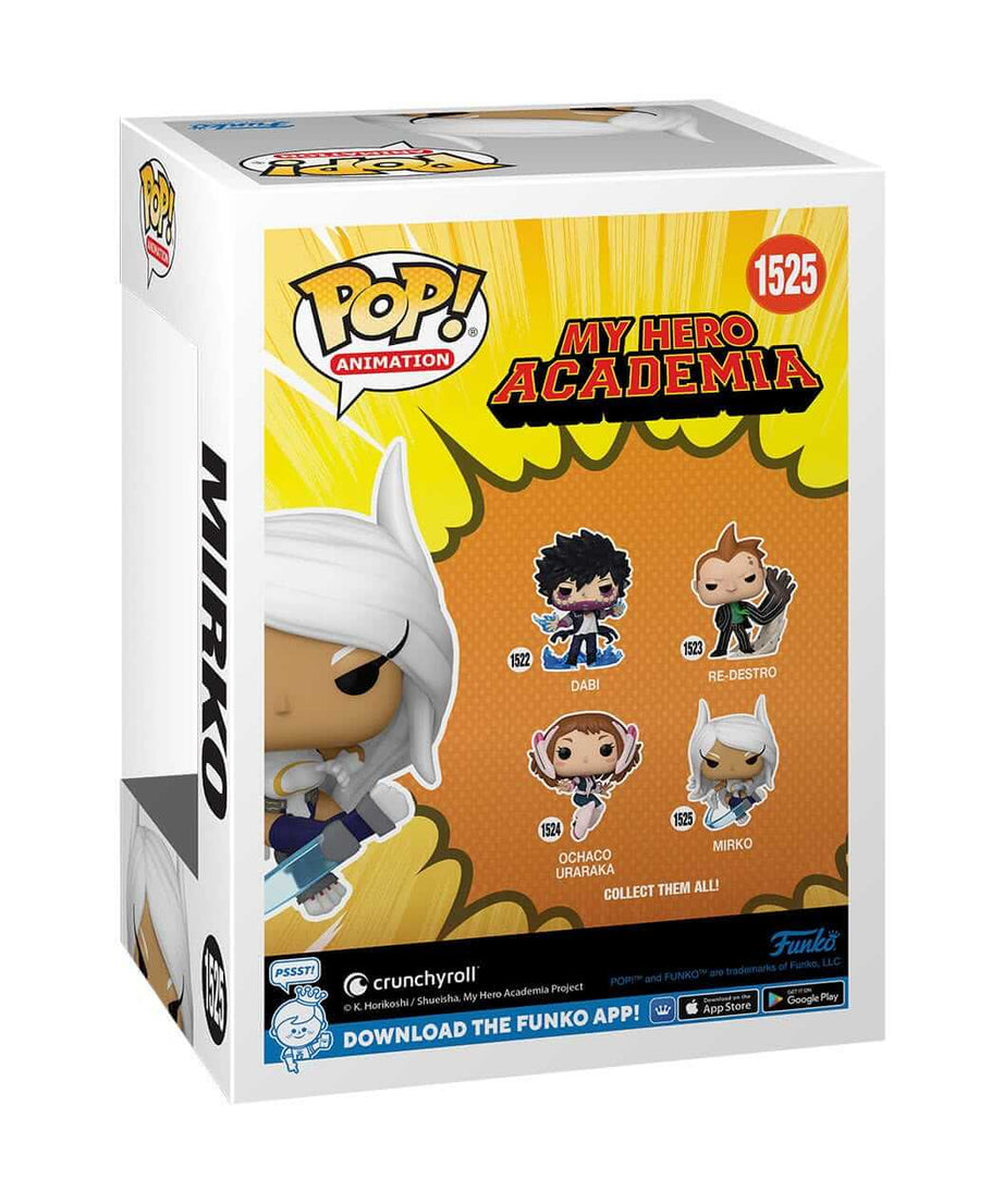 My Hero Academia: Hero League Baseball - Mirko (1525) Funko Pop! Animation Anime Rumi Usagiyama Vinyl Figure 9 cm