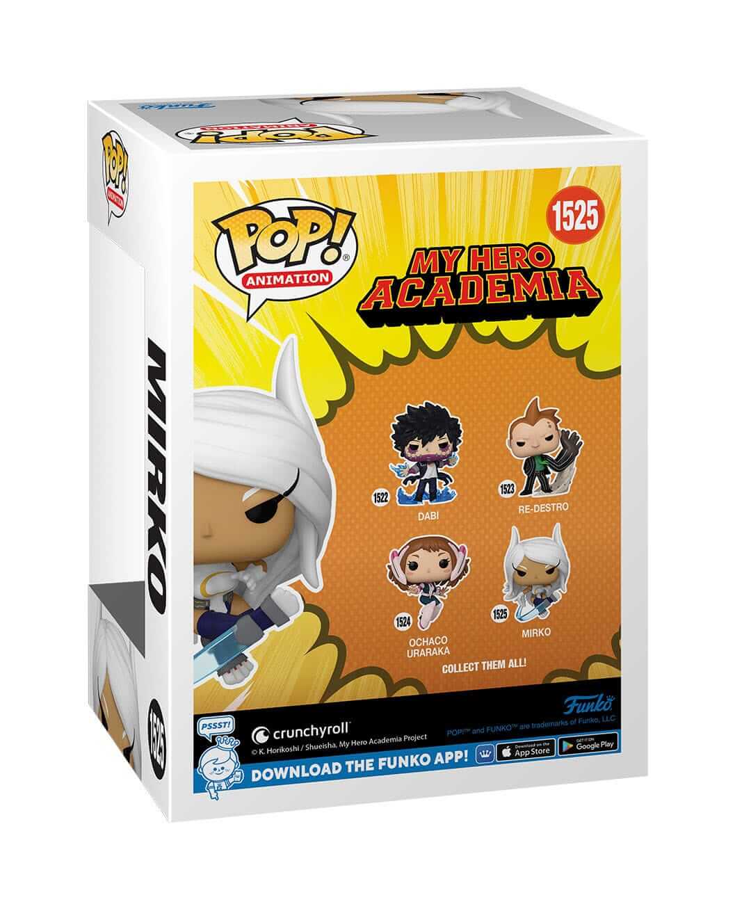 My Hero Academia: Hero League Baseball - Mirko (1525) Funko Pop! Animation Anime Rumi Usagiyama Vinyl Figure 9 cm