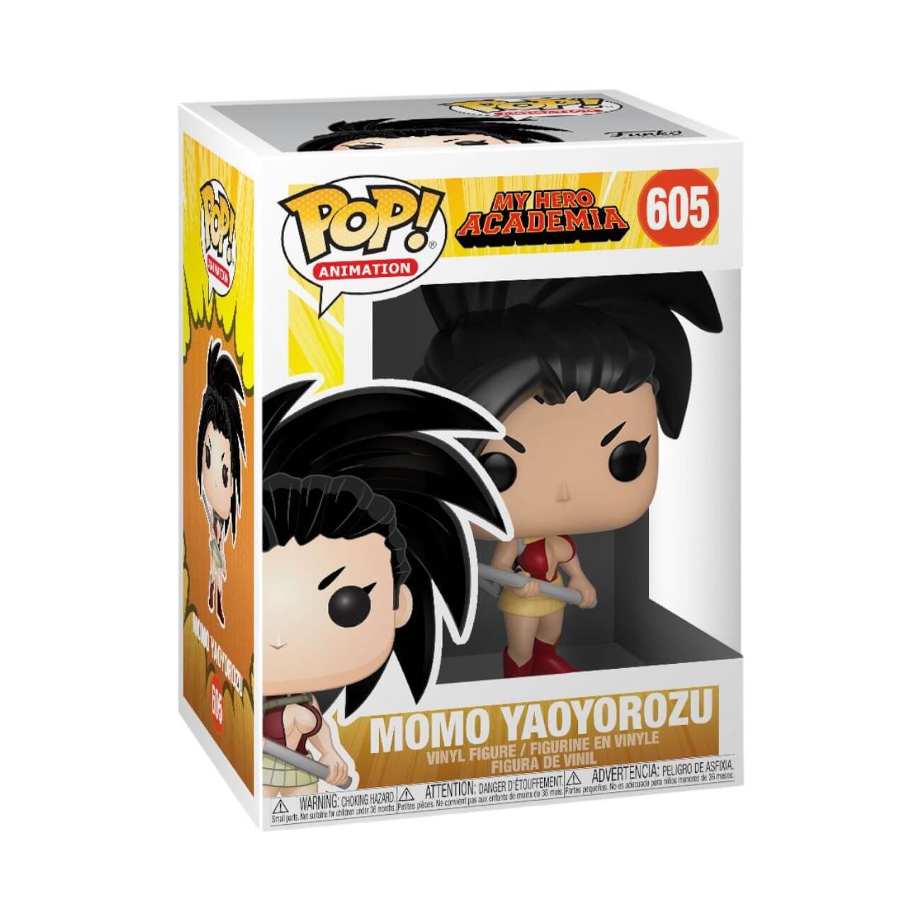 My Hero Academia - Momo Yaoyorozu (605) Funko Pop! Animation Anime Vinyl Figure 9 cm